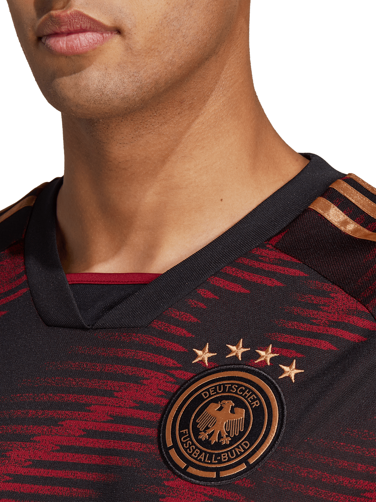 Langarm Trikot DFB Away detail 5