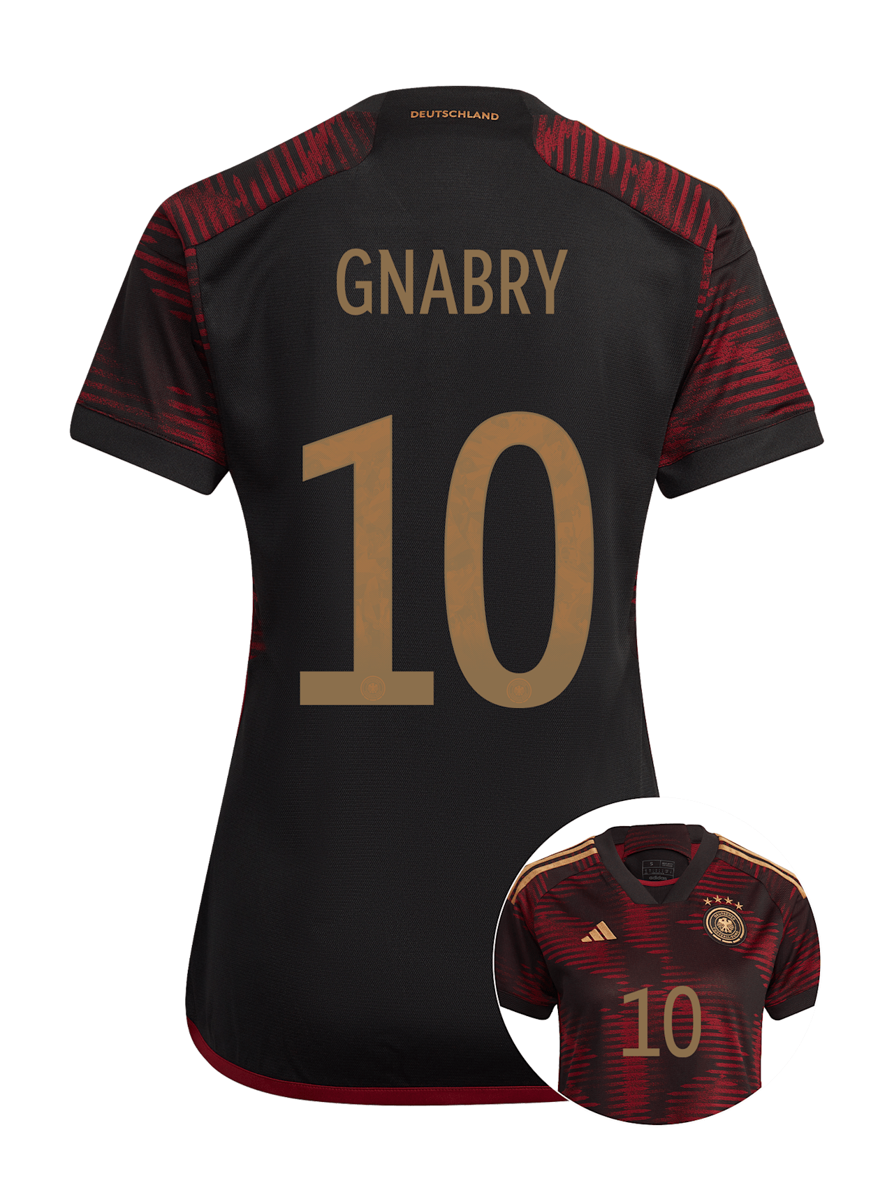 DFB shirt away detail 2