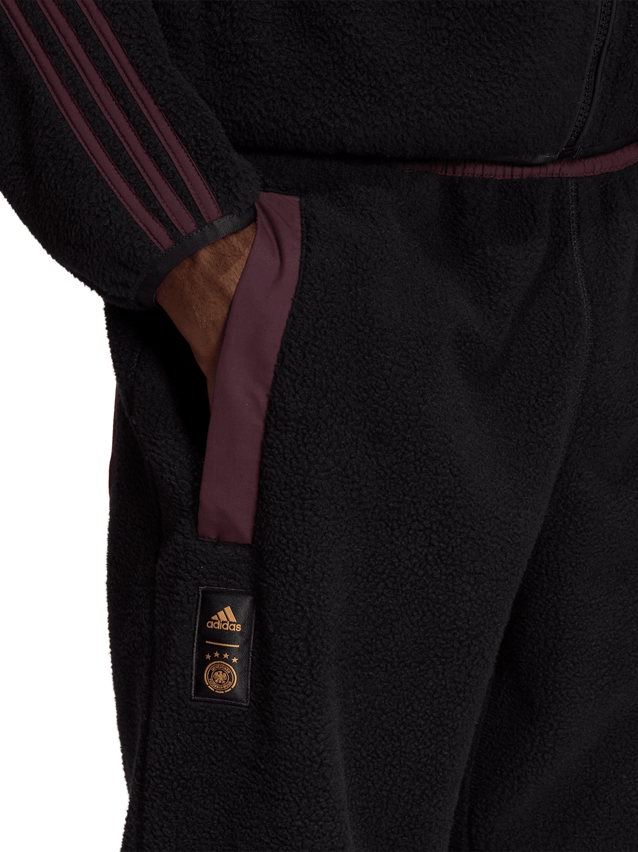 DFB Lifestyle fleece trousers detail 4