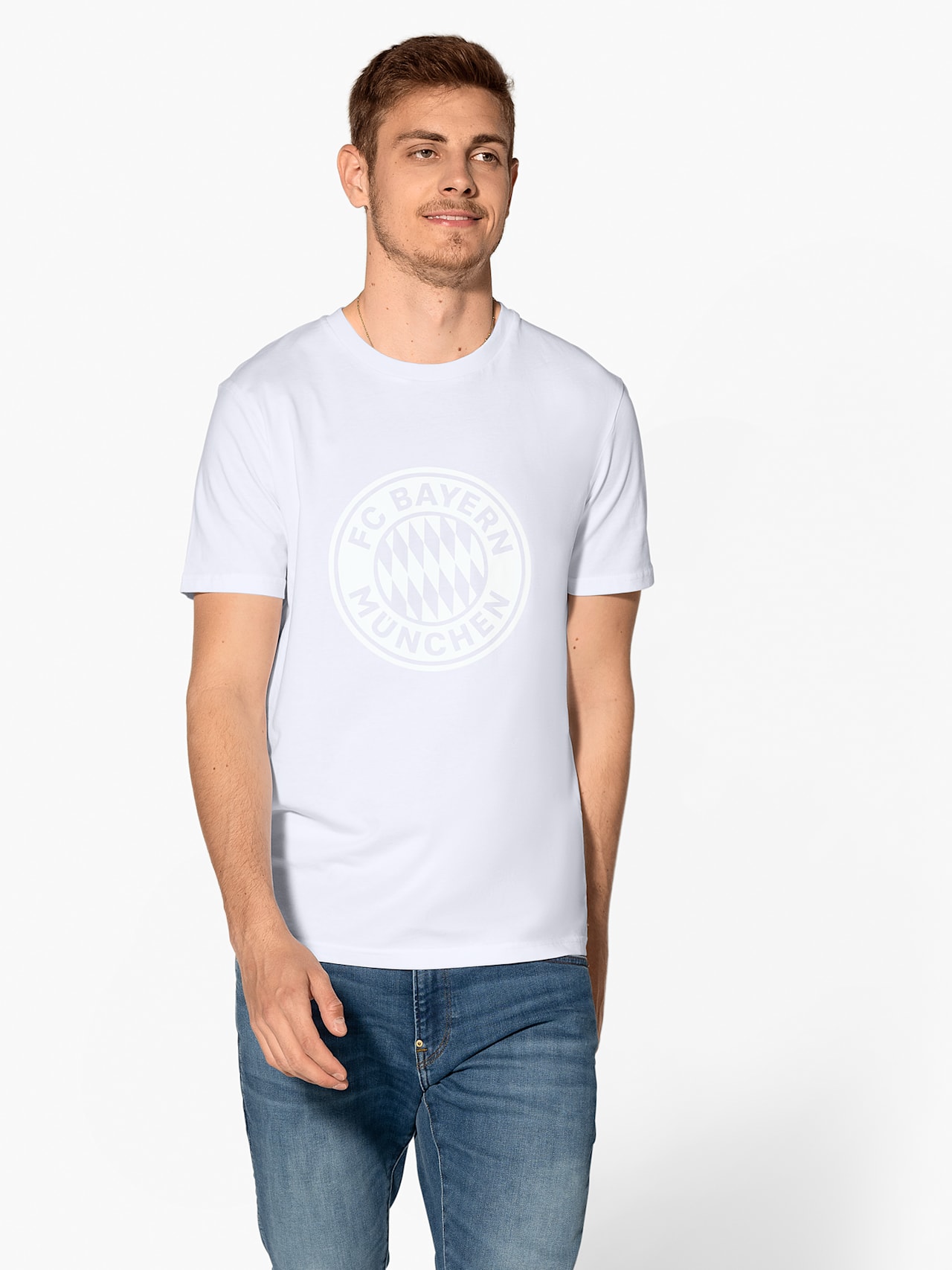 T-shirt white with logo detail 4