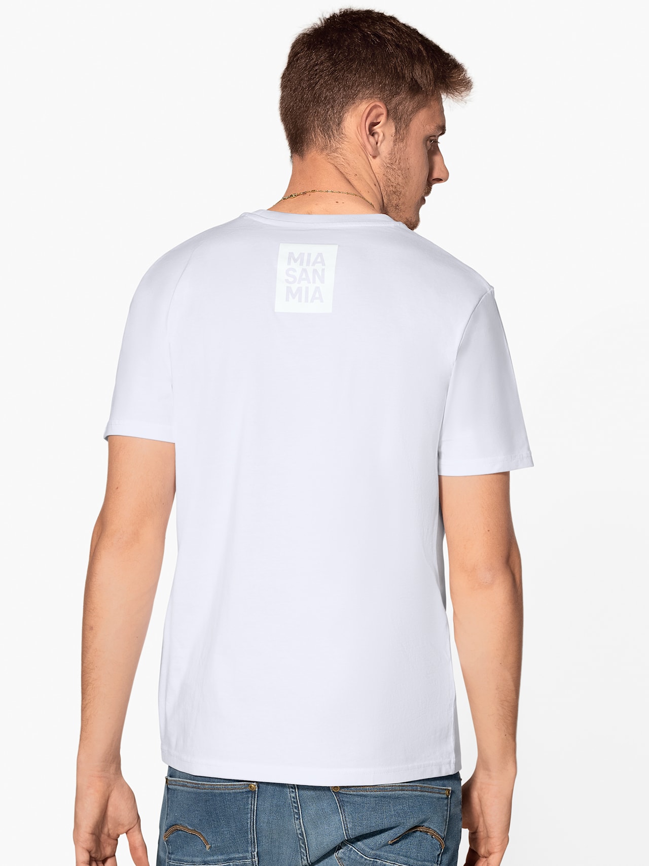 T-shirt white with logo detail 5