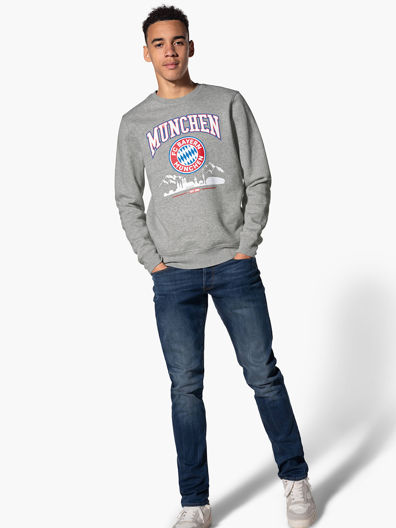 Sweatshirt München Skyline detail 3