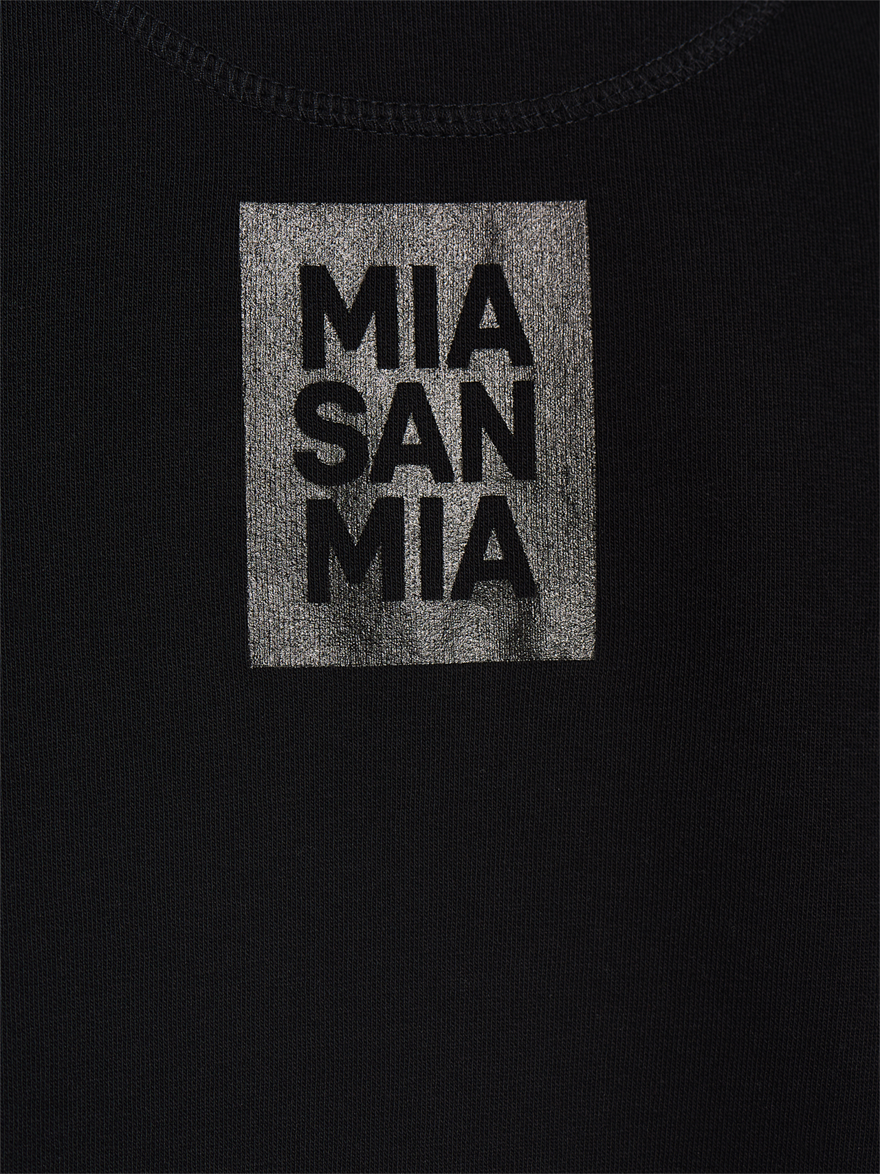 Sweat à capuche Black Logo detail 6