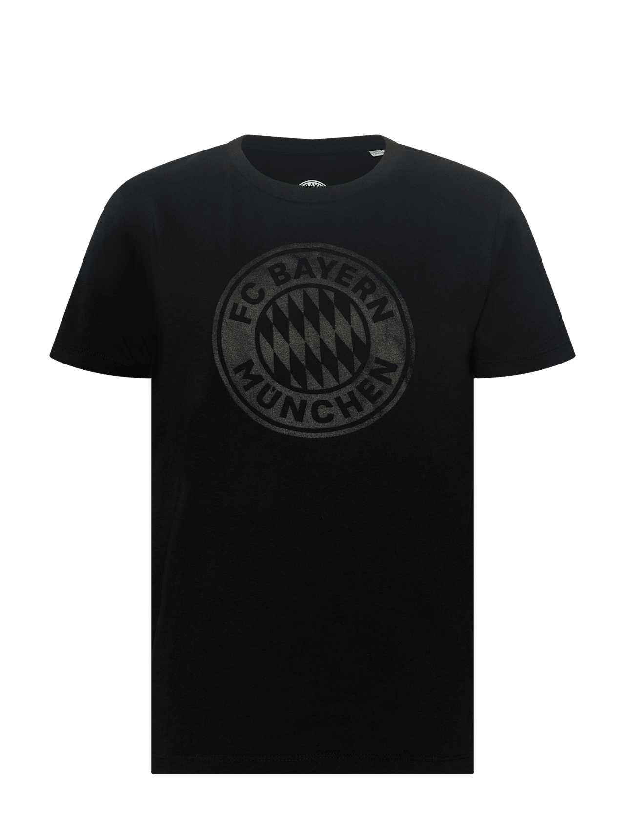 T-shirt black with logo detail 1