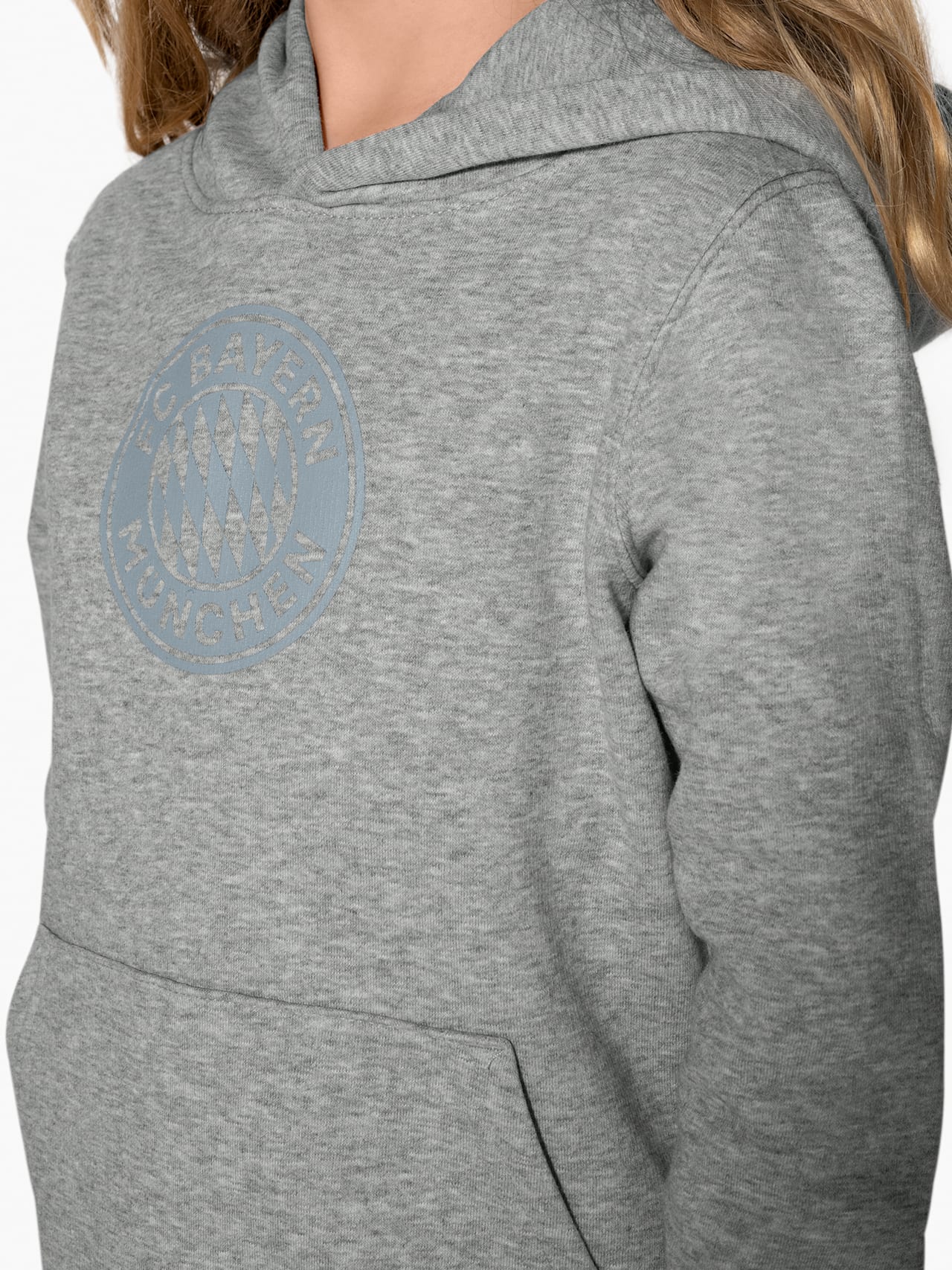 Hoodie grigio Logo detail 7