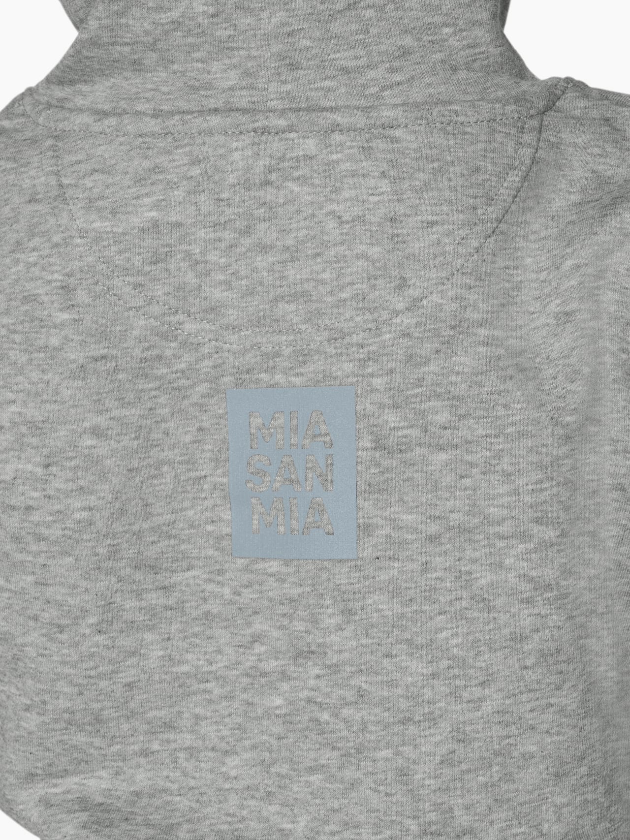 Hoodie grigio Logo detail 8