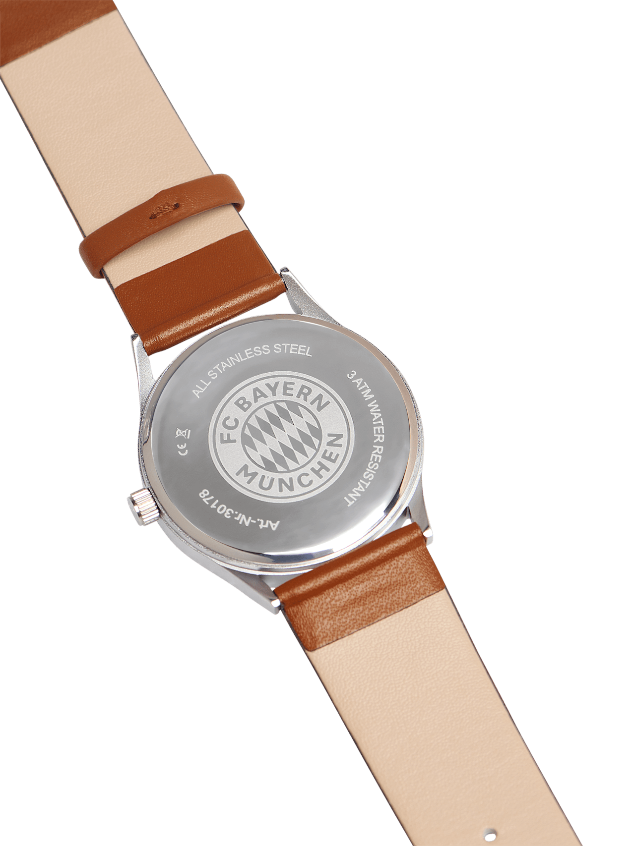 Wrist watch leather strap detail 3