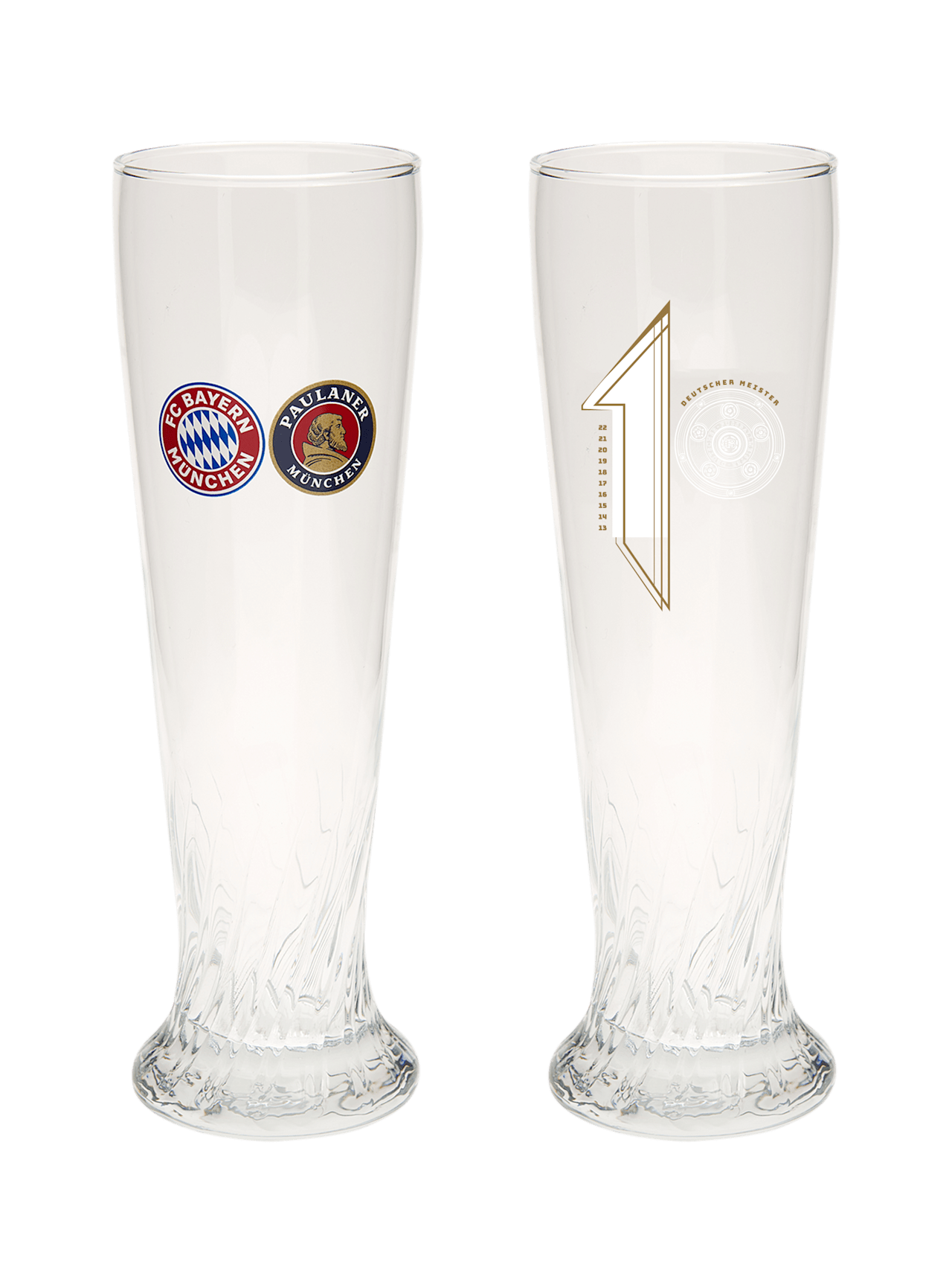 White beer glass Dt. Master 2022 set of 2 detail 1