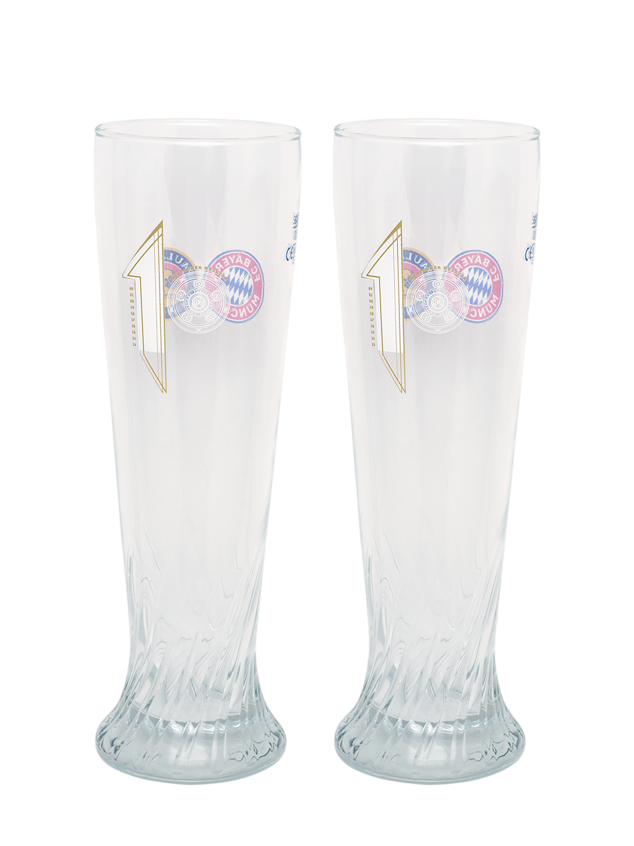 White beer glass Dt. Master 2022 set of 2 detail 2