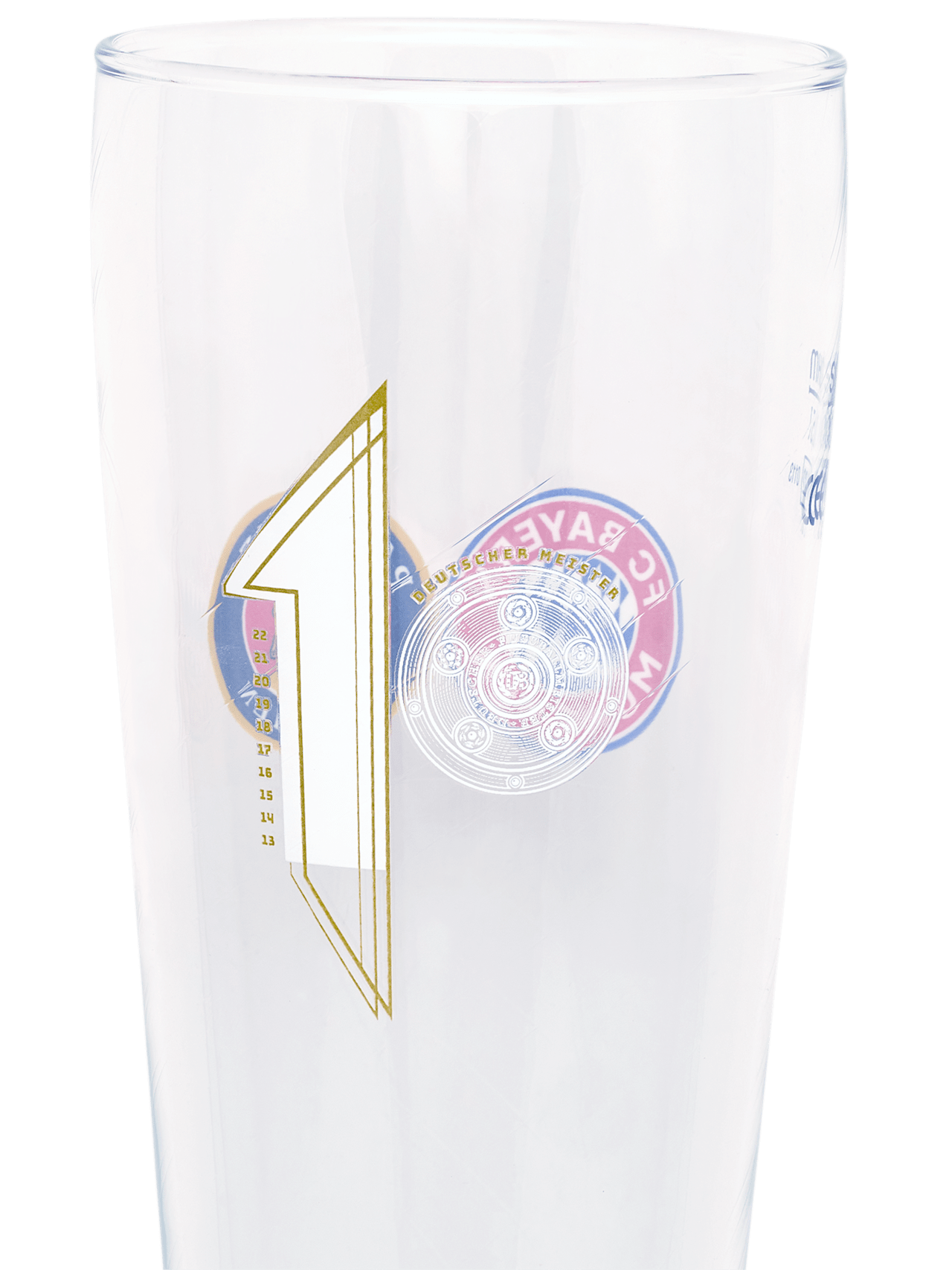 White beer glass Dt. Master 2022 set of 2 detail 4