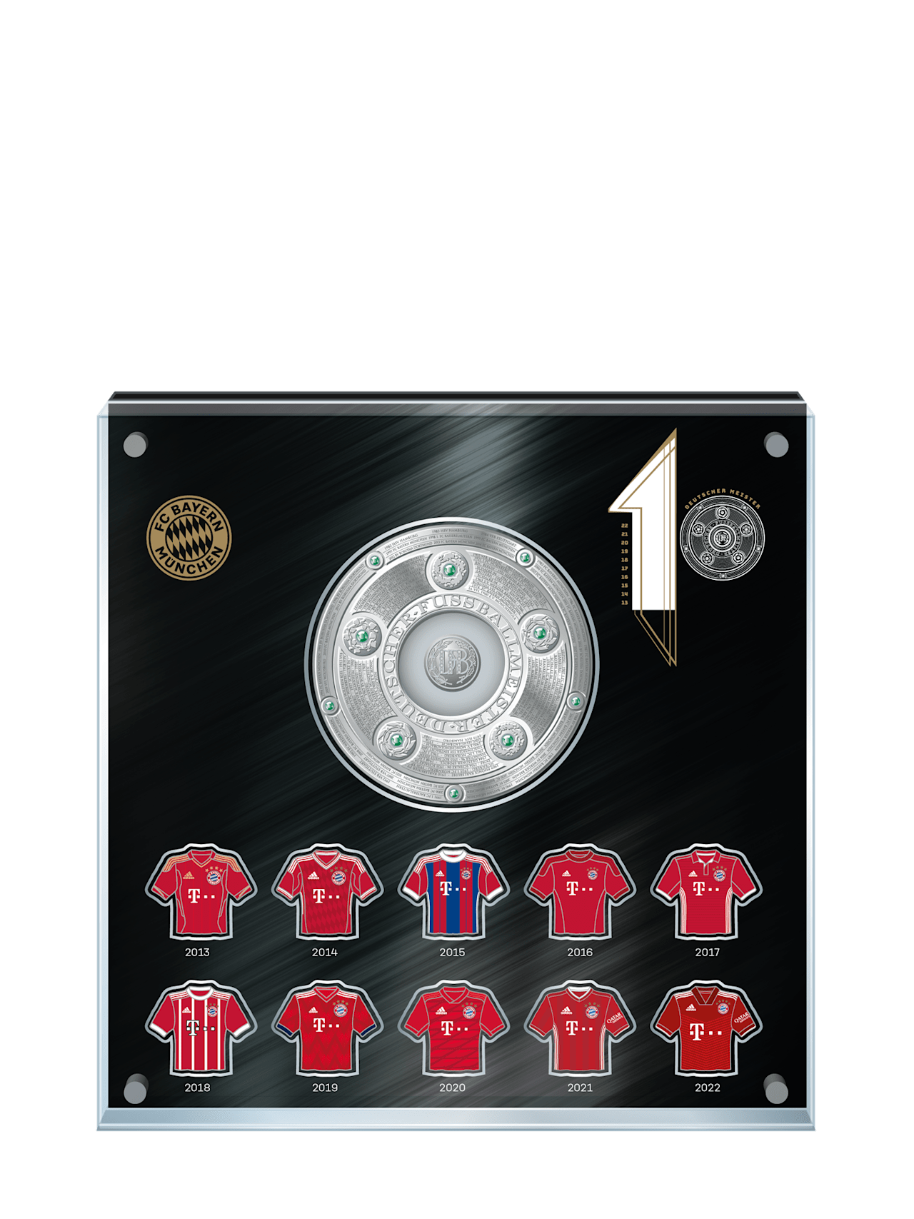 Maillots de champions 2013-22 en acrylique detail 1