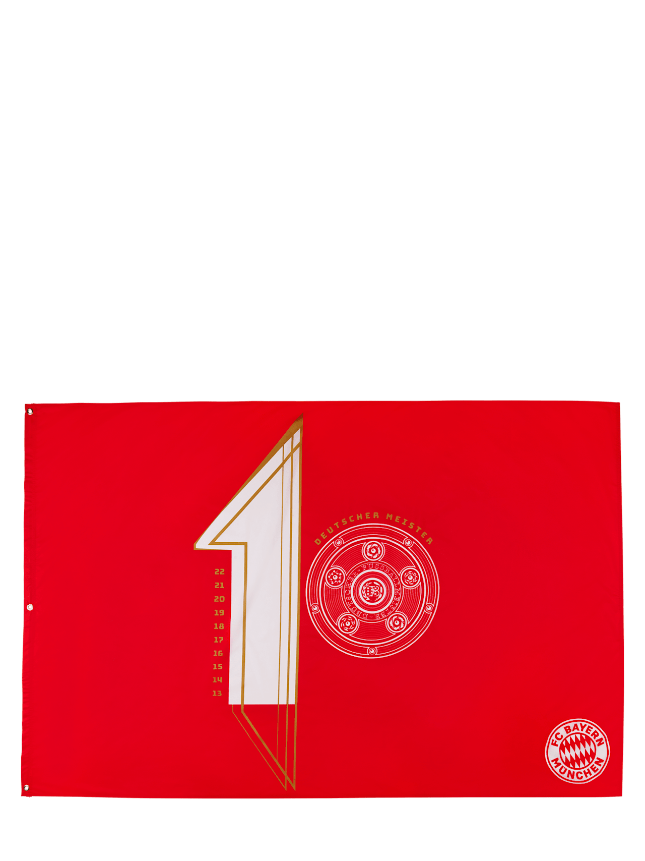 Bandiera verticale Dt. Meister 2022 detail 1