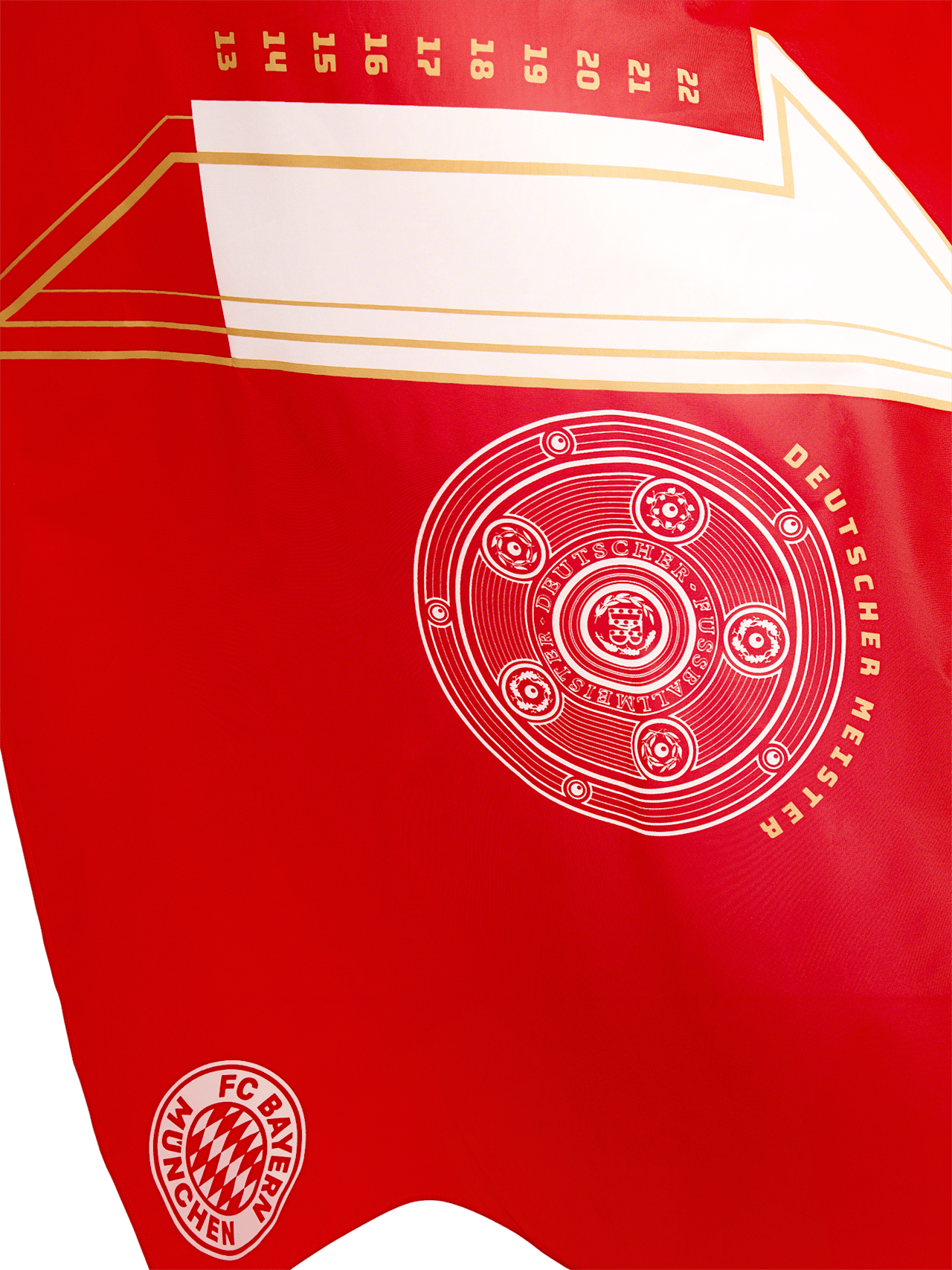 Bandiera verticale Dt. Meister 2022 detail 3