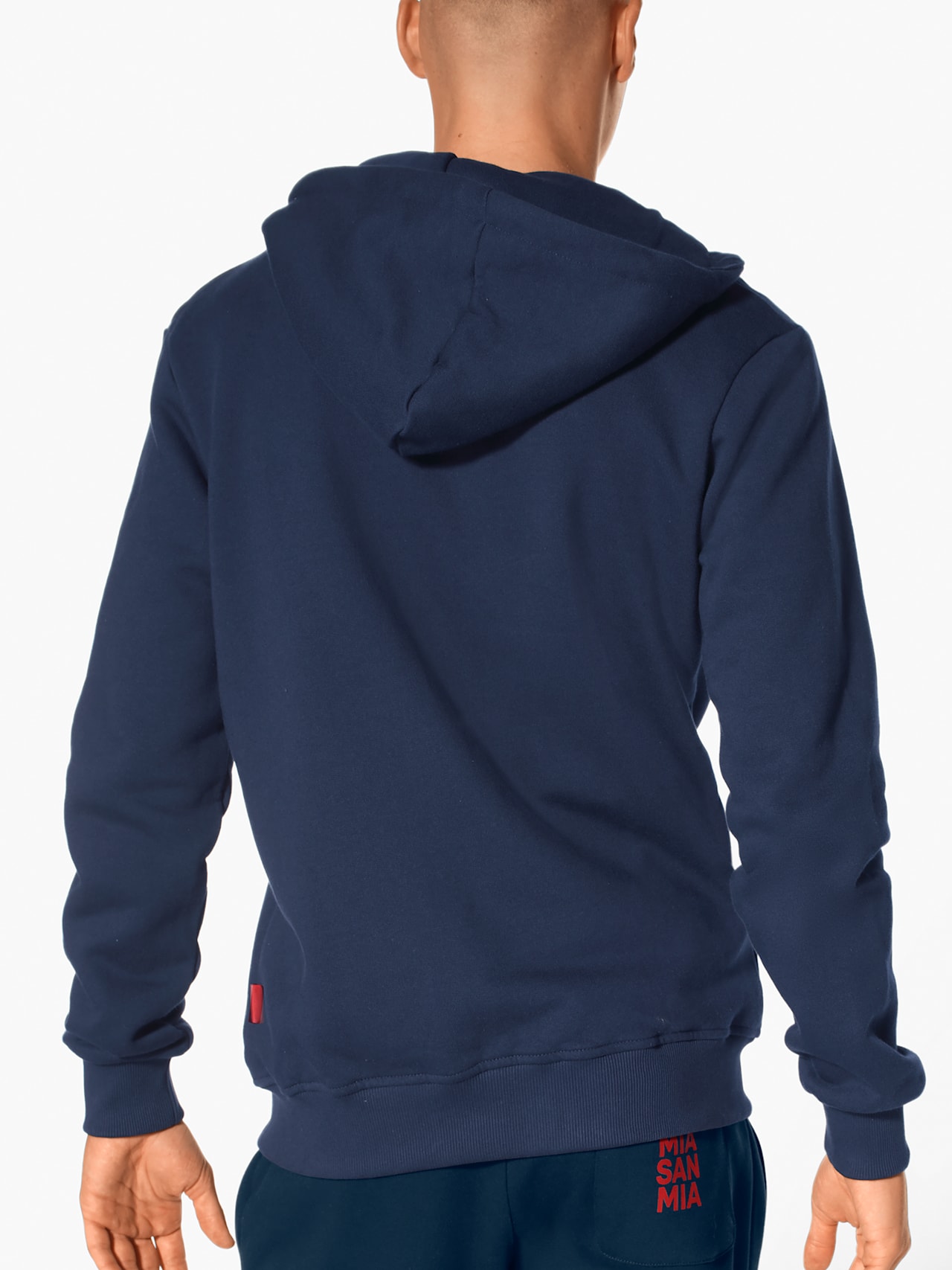 Zip hoodie with logo detail 6