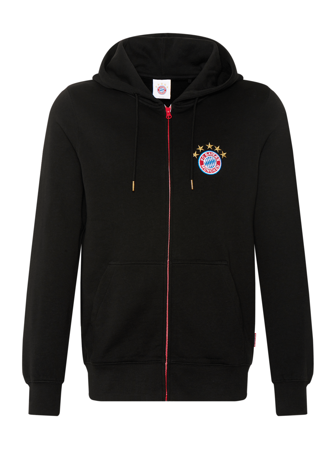 Zip hoodie with logo detail 1