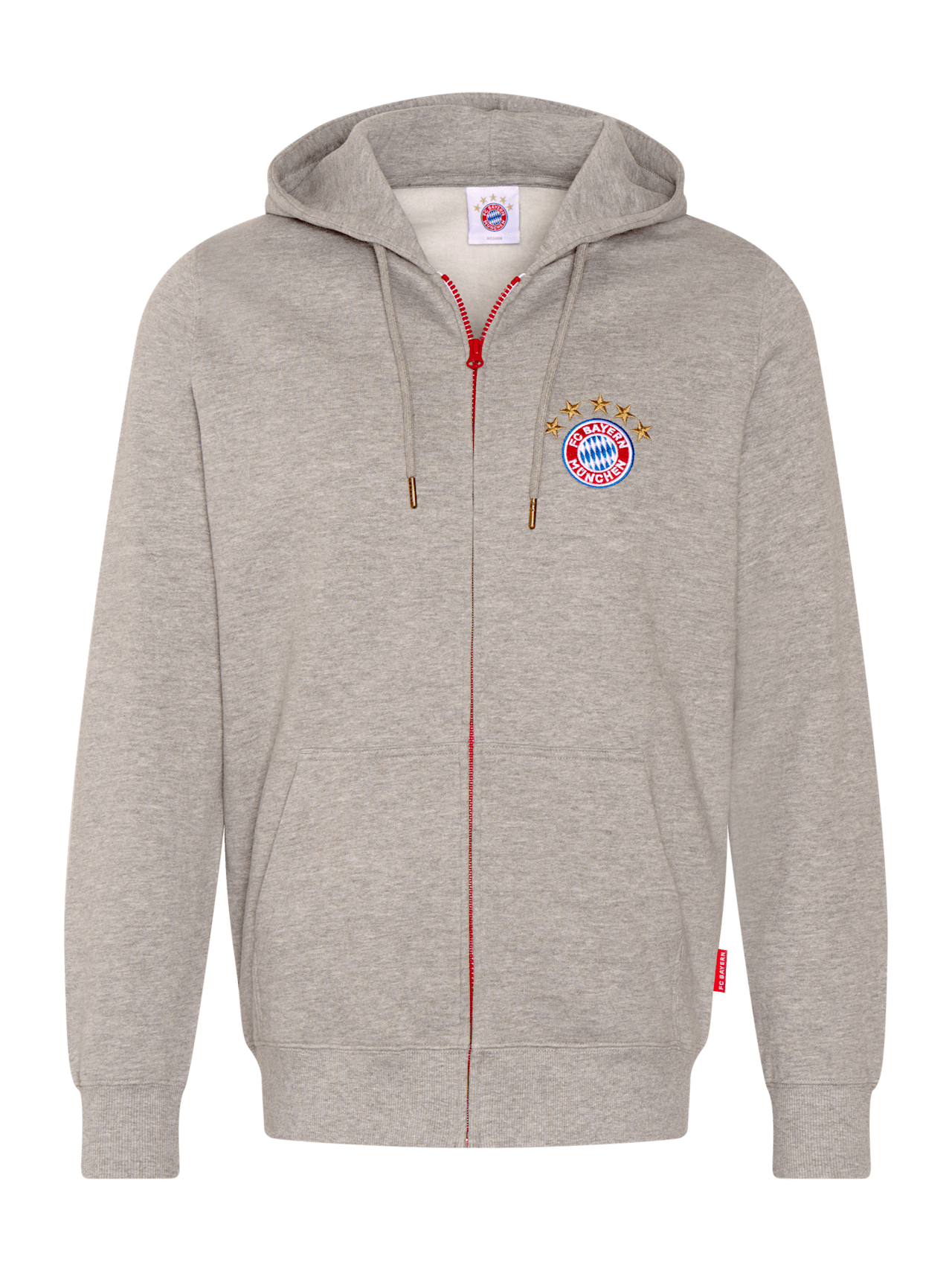 Zip hoodie with logo detail 1