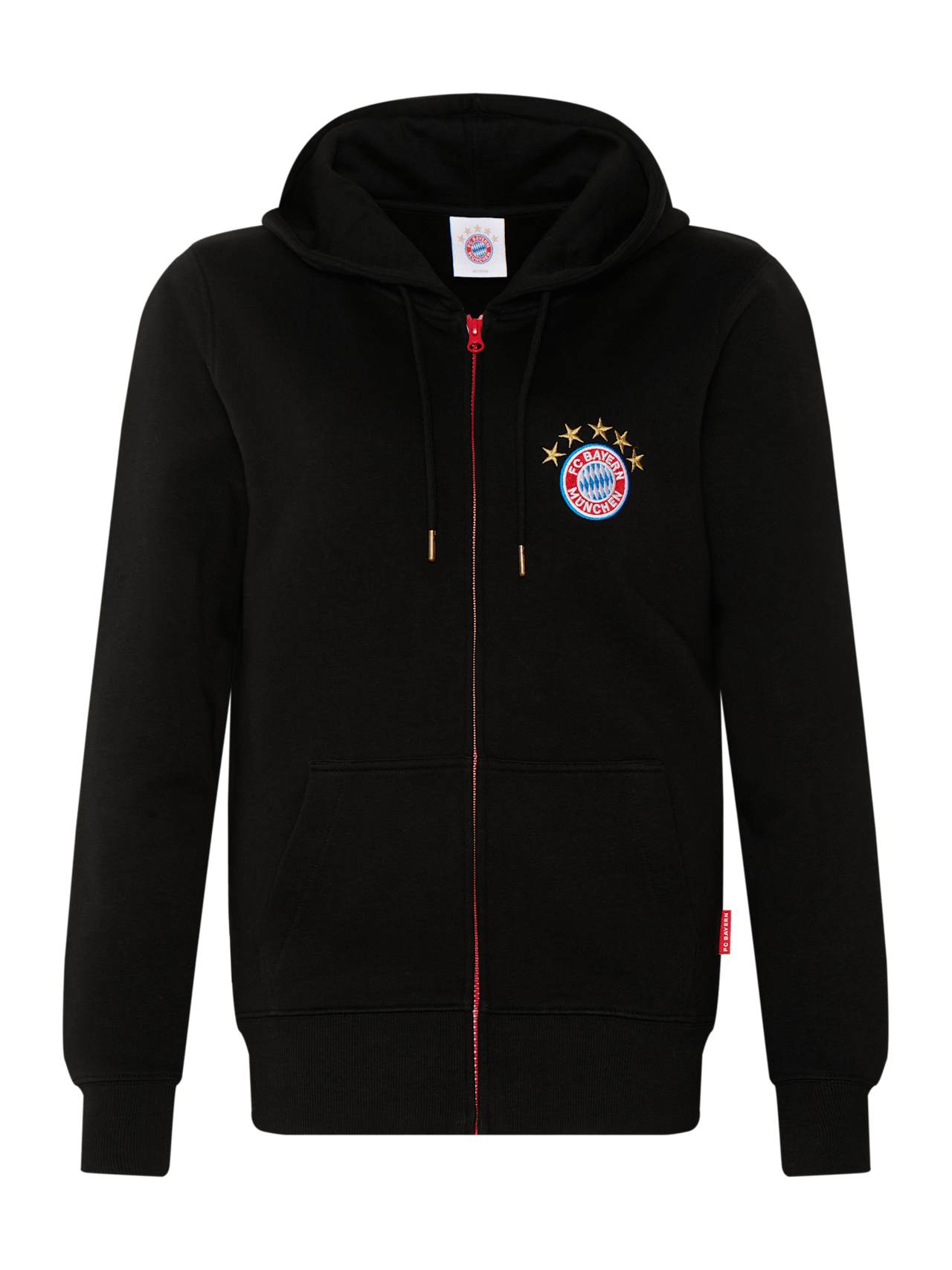 Women Zip hoodie with logo black | Official FC Bayern Munich Store