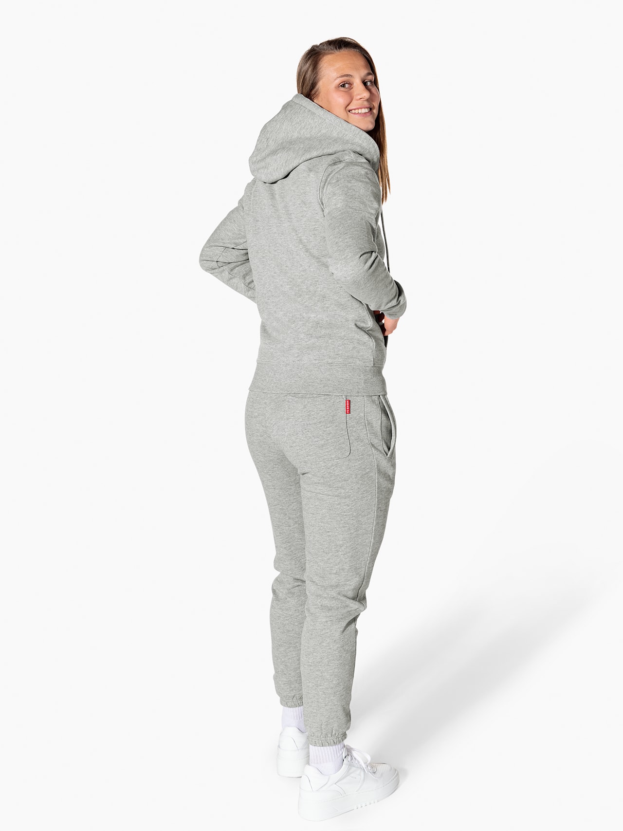 Zip hoodie with logo detail 4