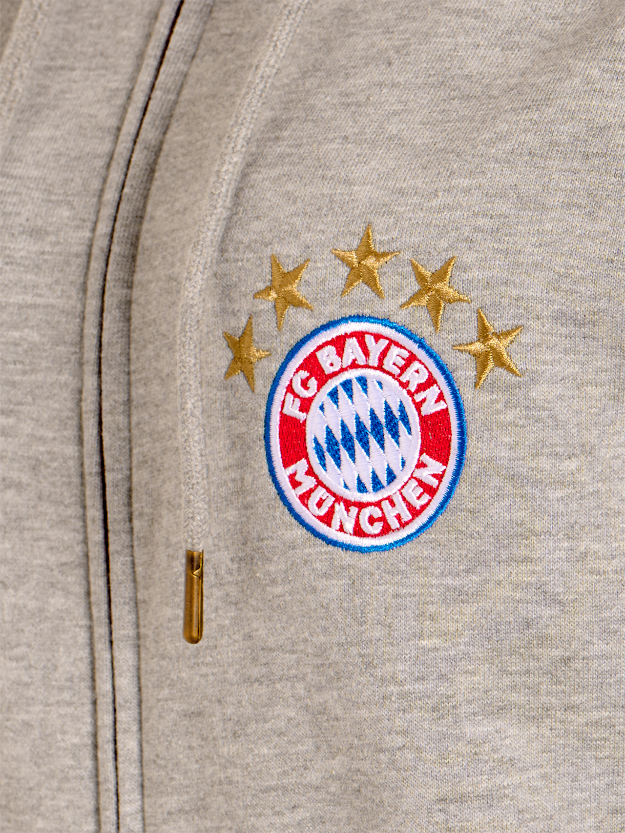 Zip hoodie with logo detail 6