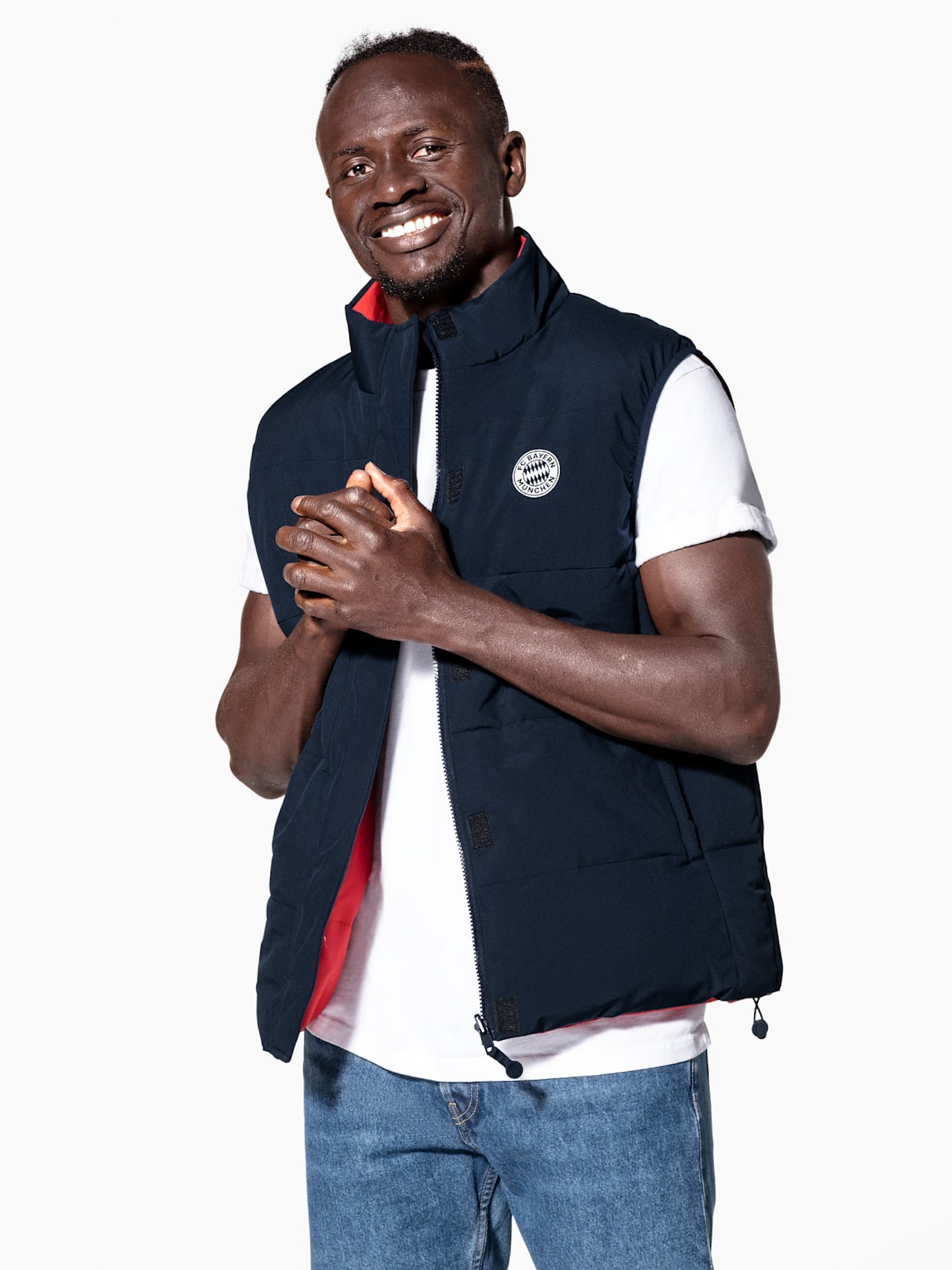 Gilet de stade réversible detail 5