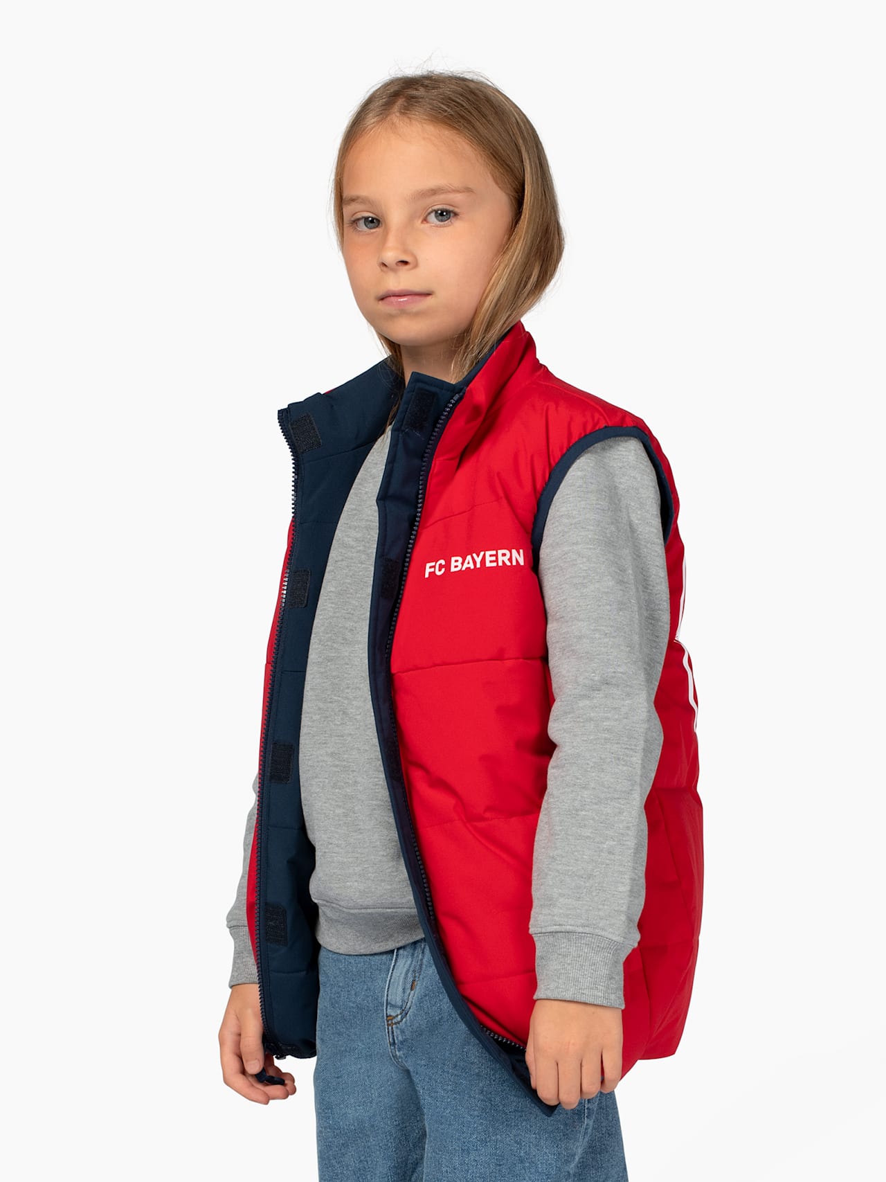 Gilet da stadio double face detail 4