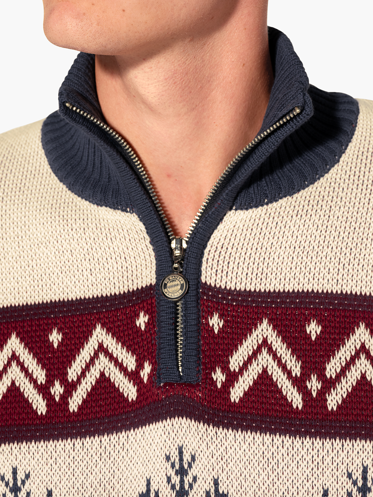 Strickpullover Norweger detail 7