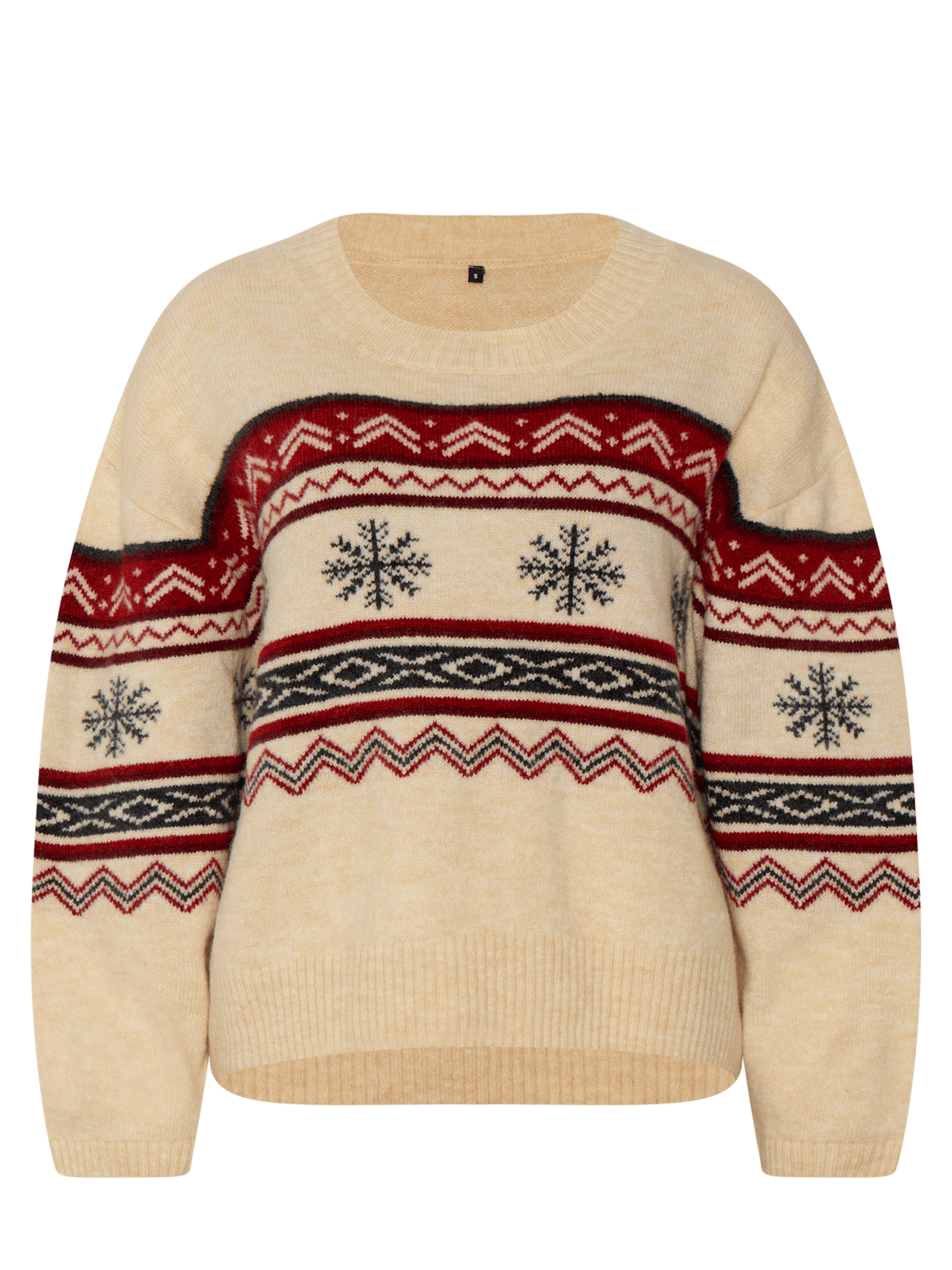 Strickpullover Winter detail 1