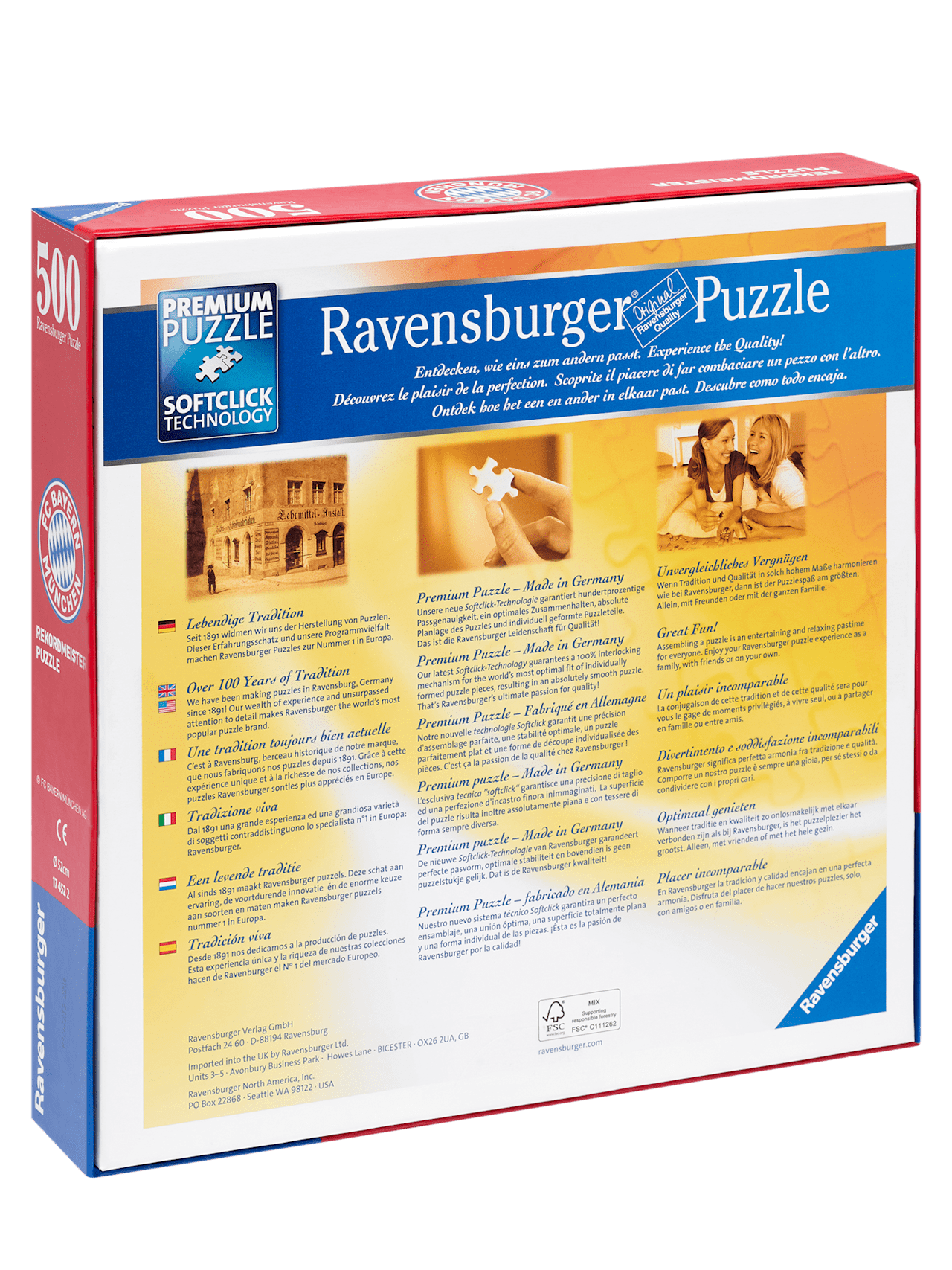 Round logo puzzle 500 pieces detail 2
