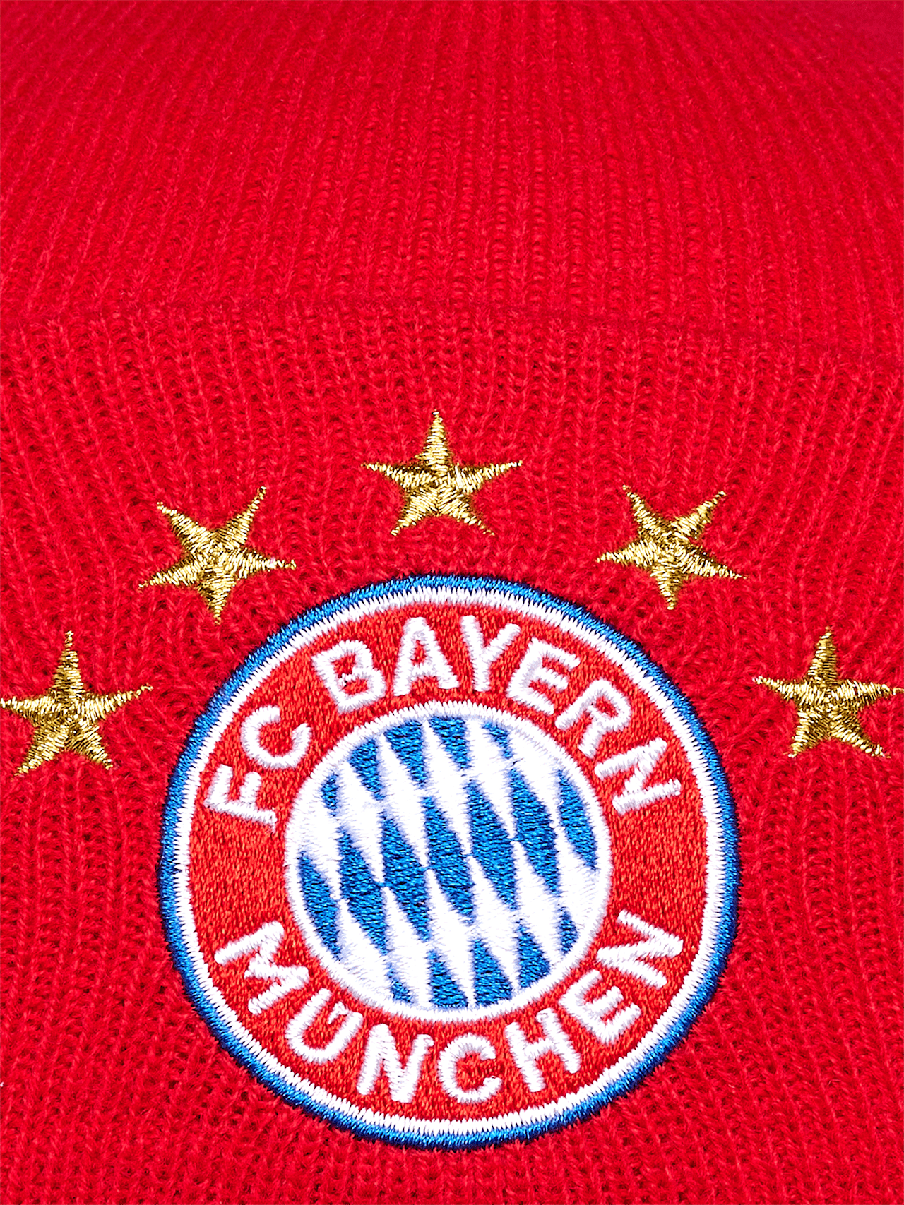 Strickmütze Logo detail 2
