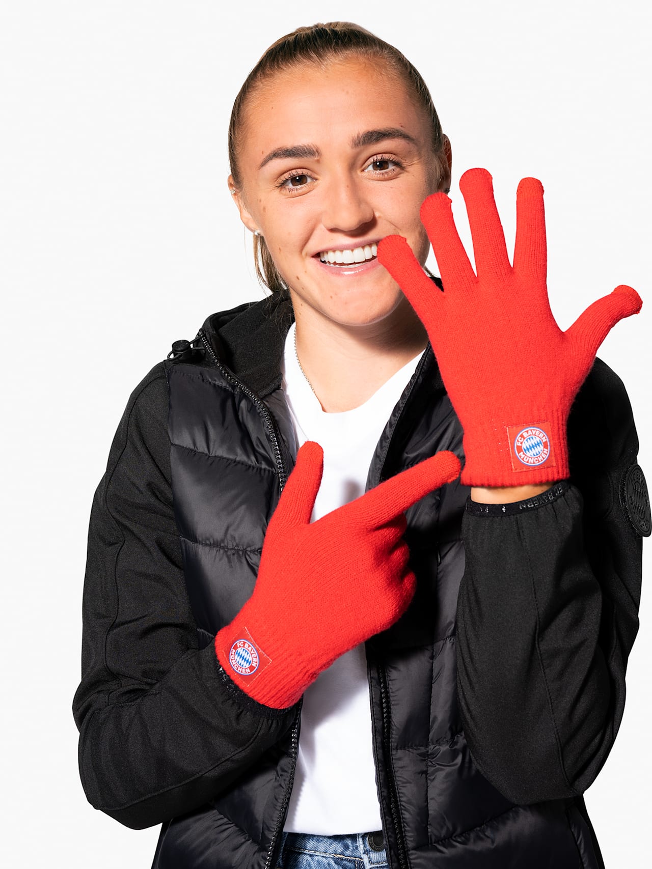 Gants tricotés avec Touch detail 3