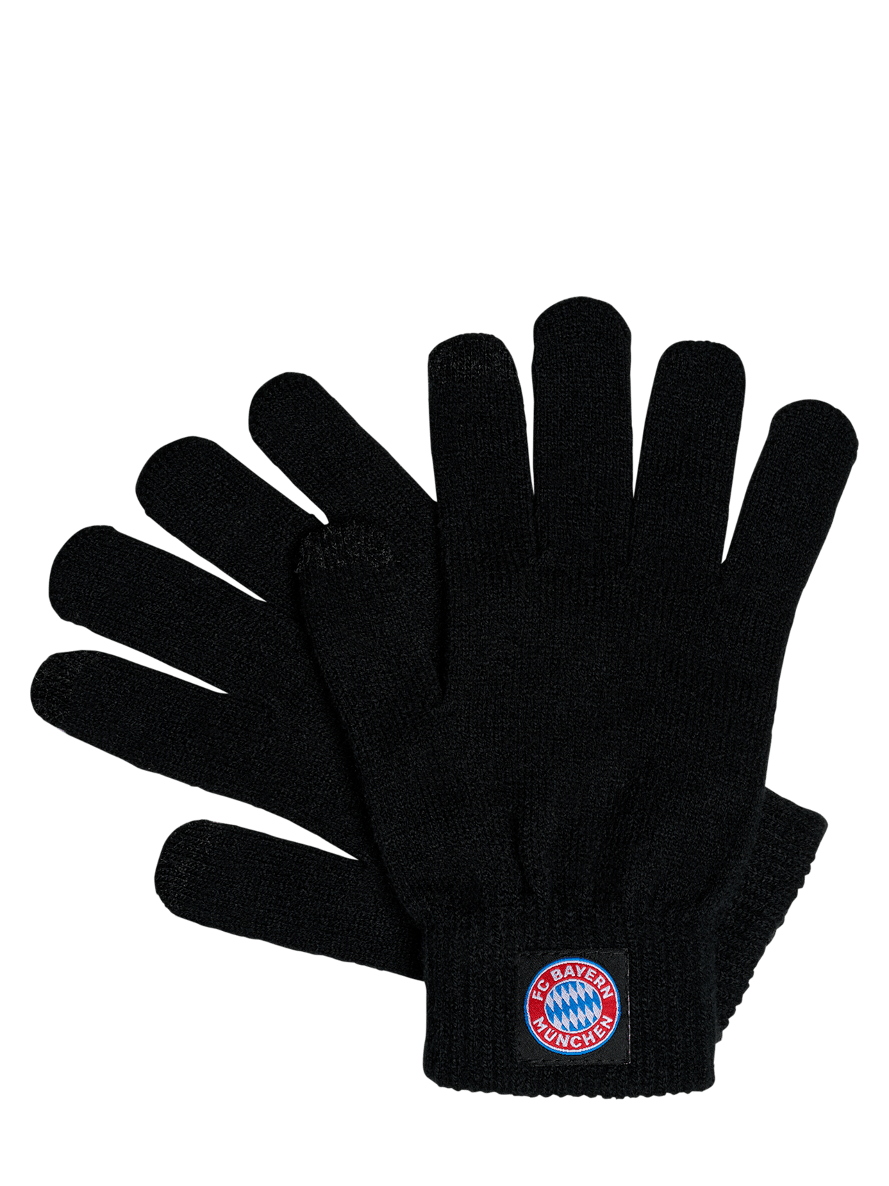 Knitted glove with Touch detail 1