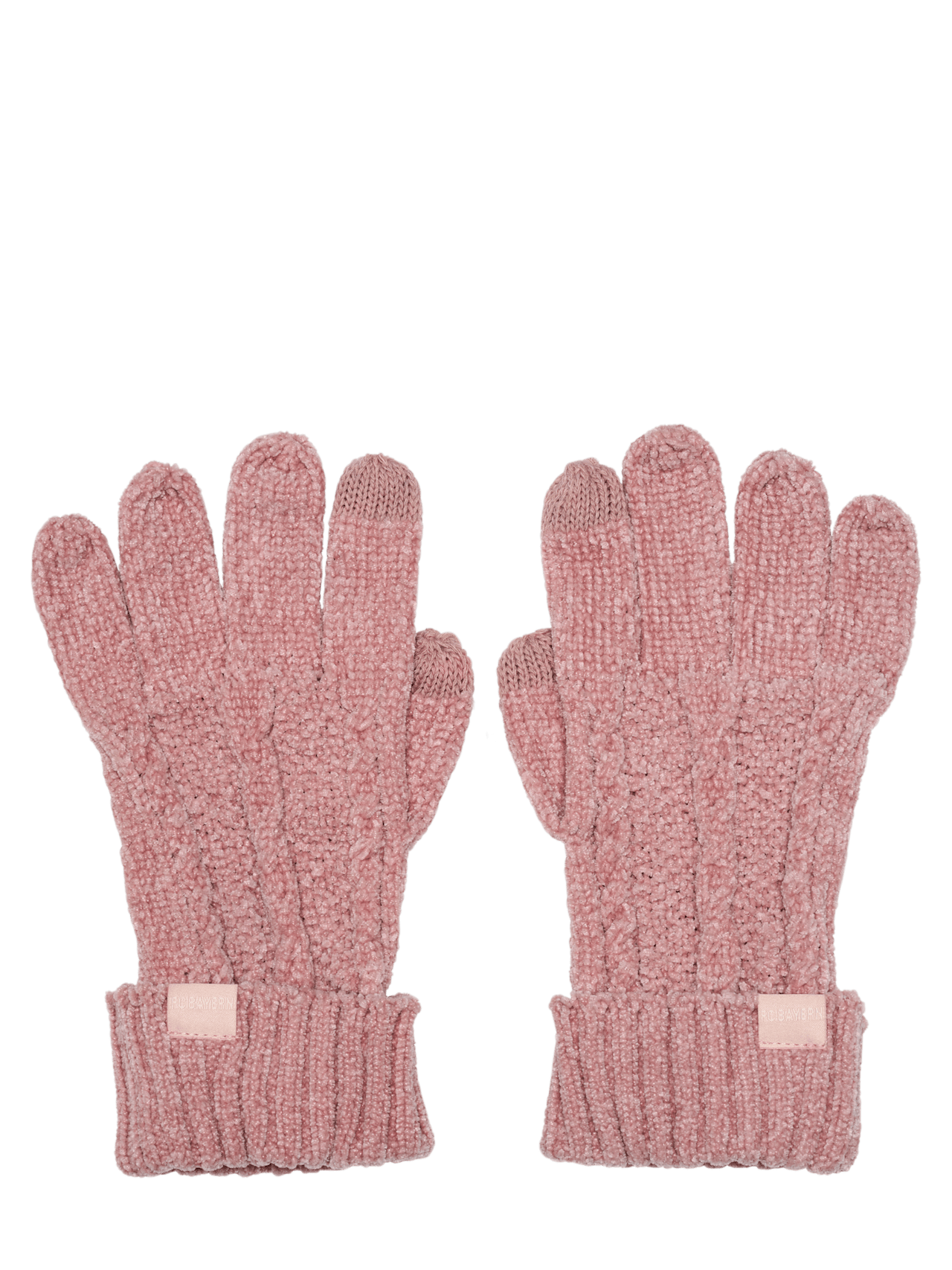Guantes de punto con patrón trenzado detail 2