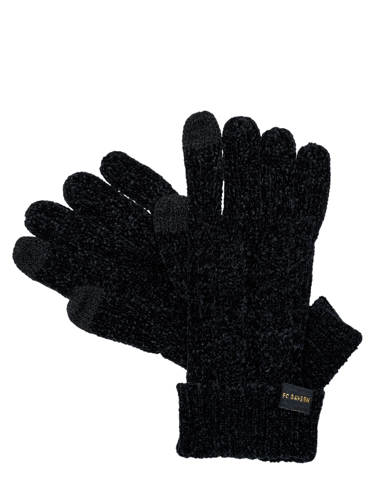 Guantes de punto con patrón trenzado detail 1