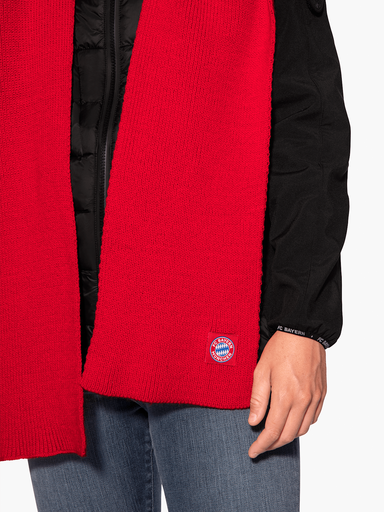 Sciarpa in maglia Logo detail 8