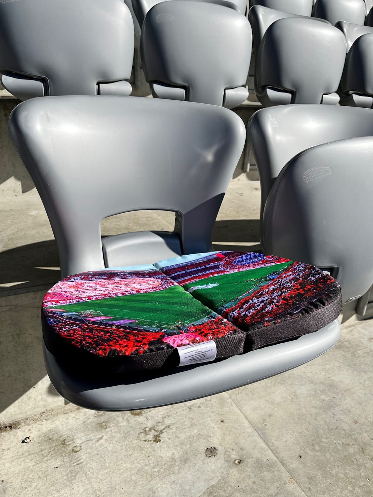 Arena seat cushion detail 6