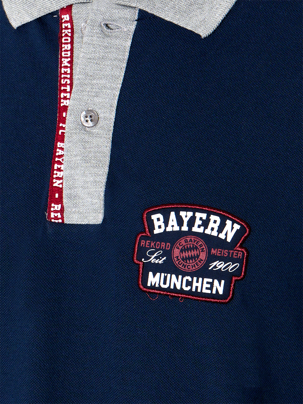 Long-sleeved polo shirt record champions detail 3