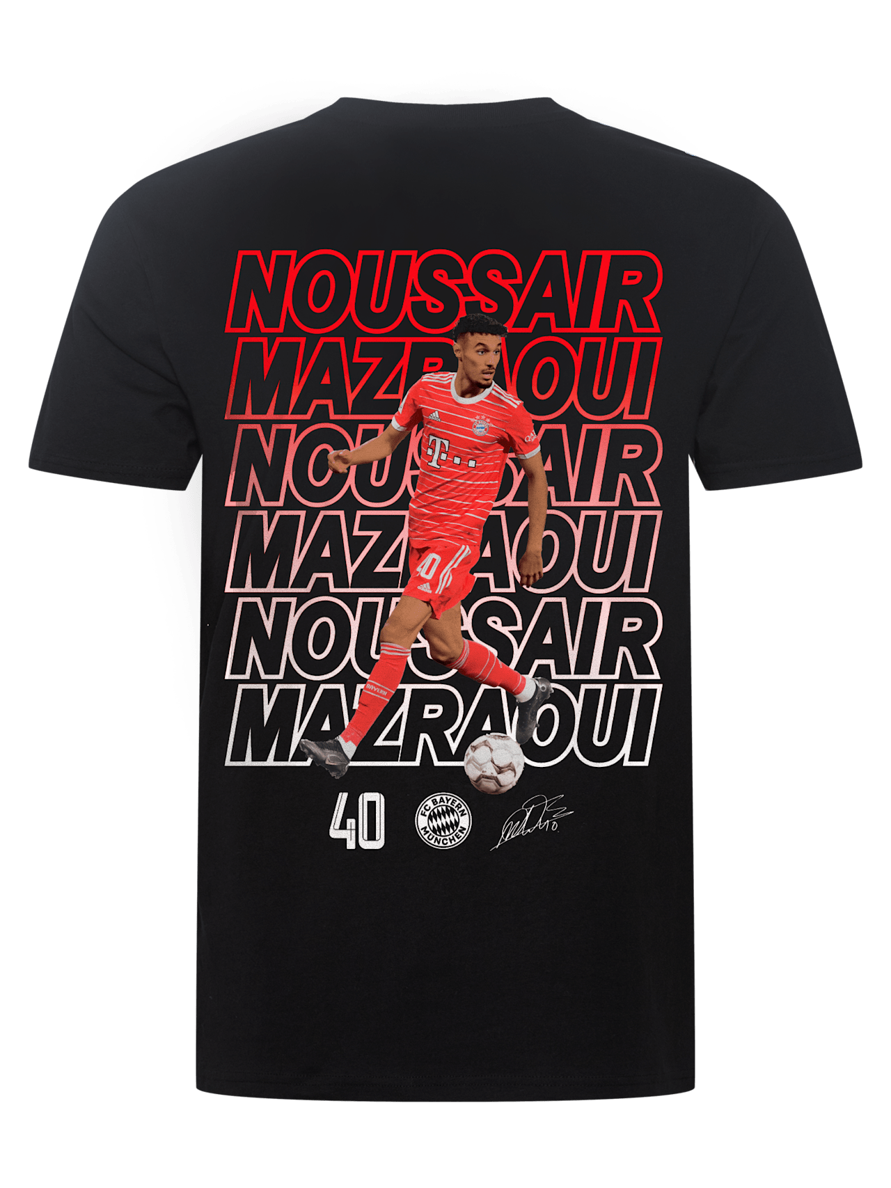 T-shirt Mazraoui detail 2