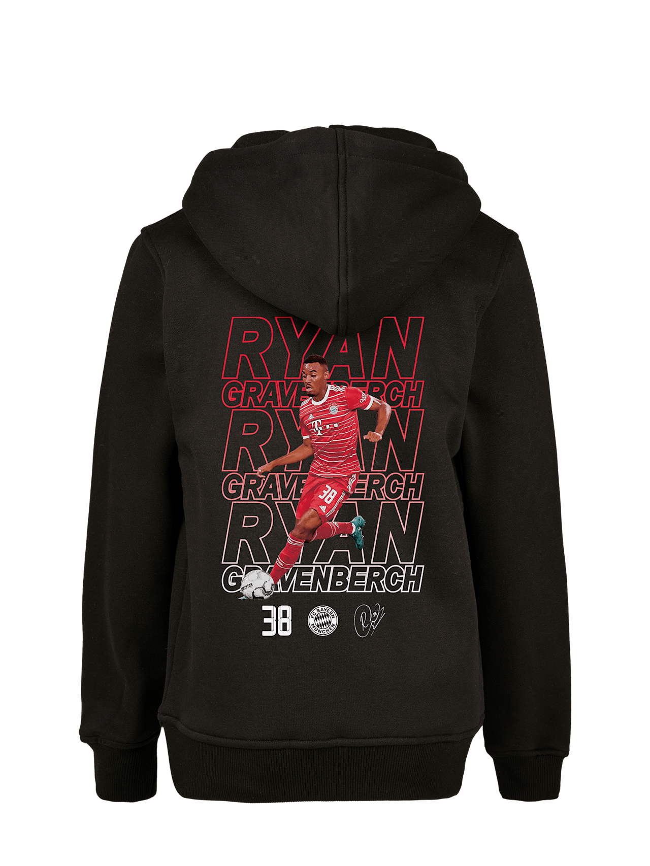 Hoodie Gravenberch detail 2