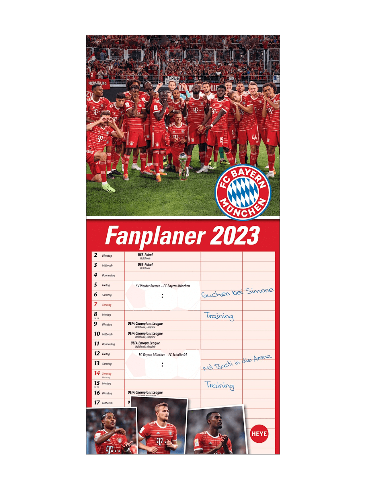 Fan planner 2023 detail 1