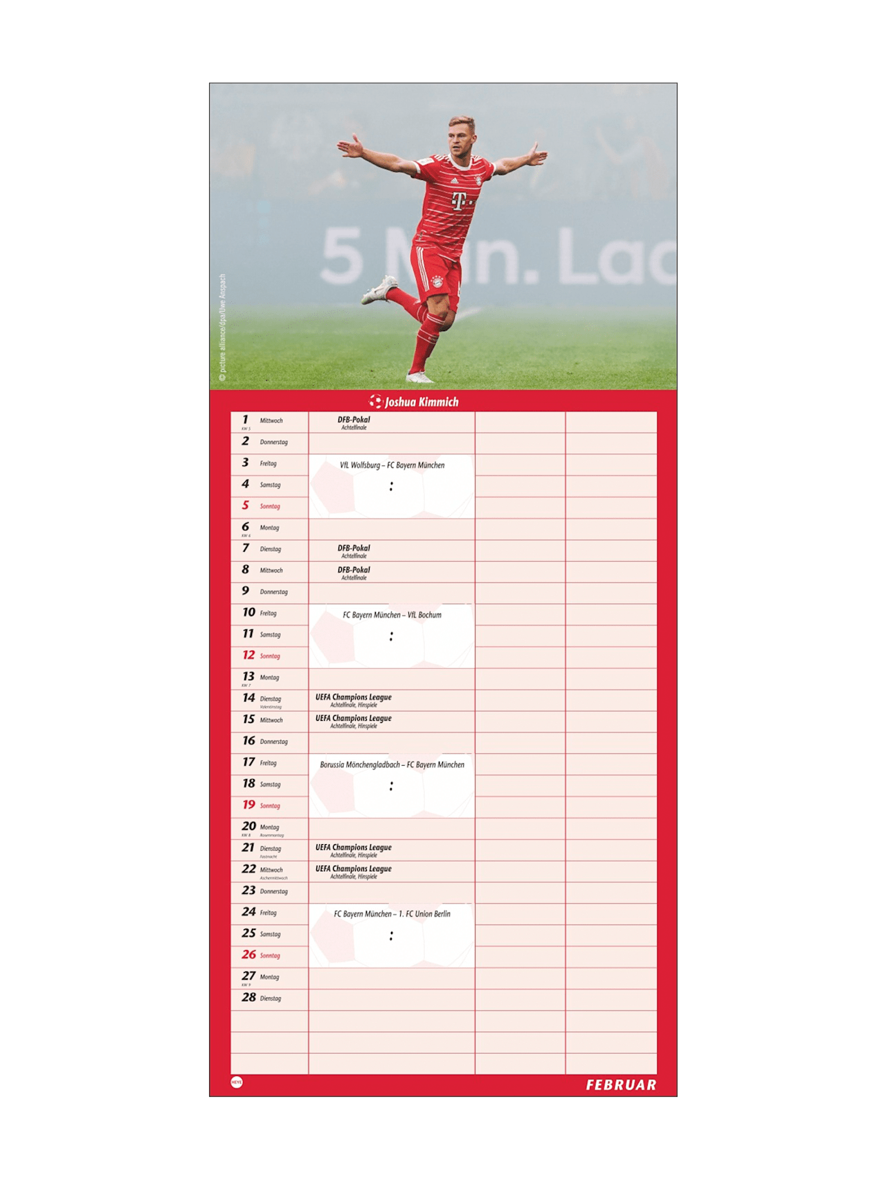 Fan planner 2023 detail 4