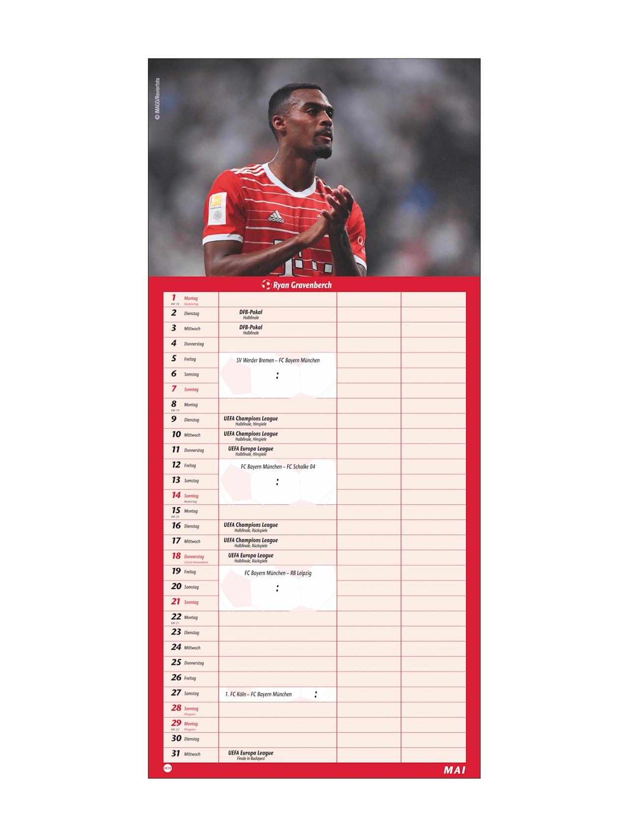 Fan planner 2023 detail 7