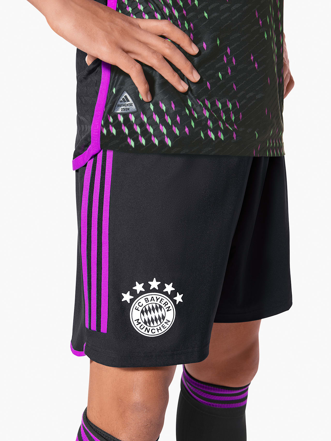 Authentic Away Shorts 23-24 detail 7