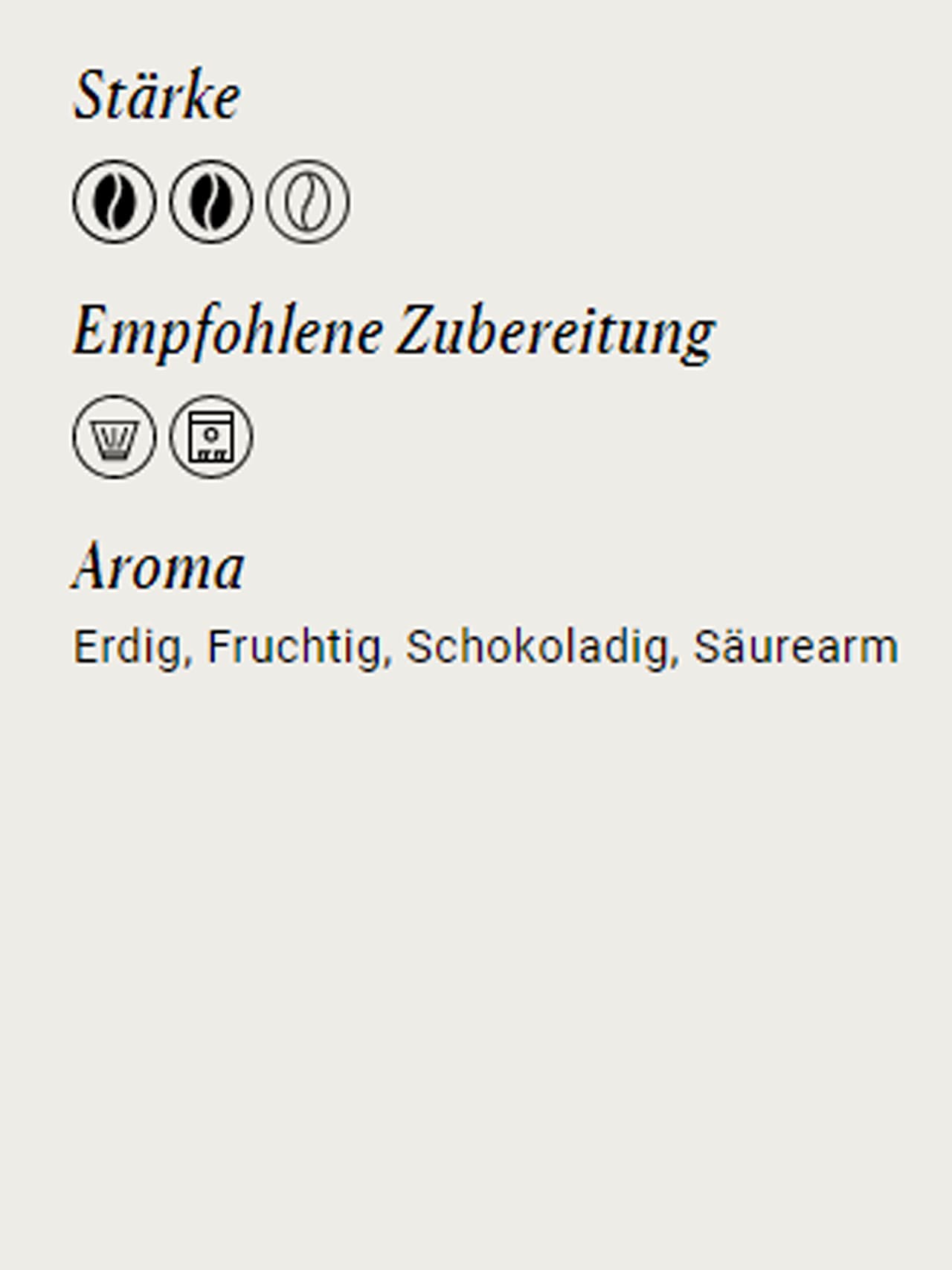 Kaffee 500g detail 6