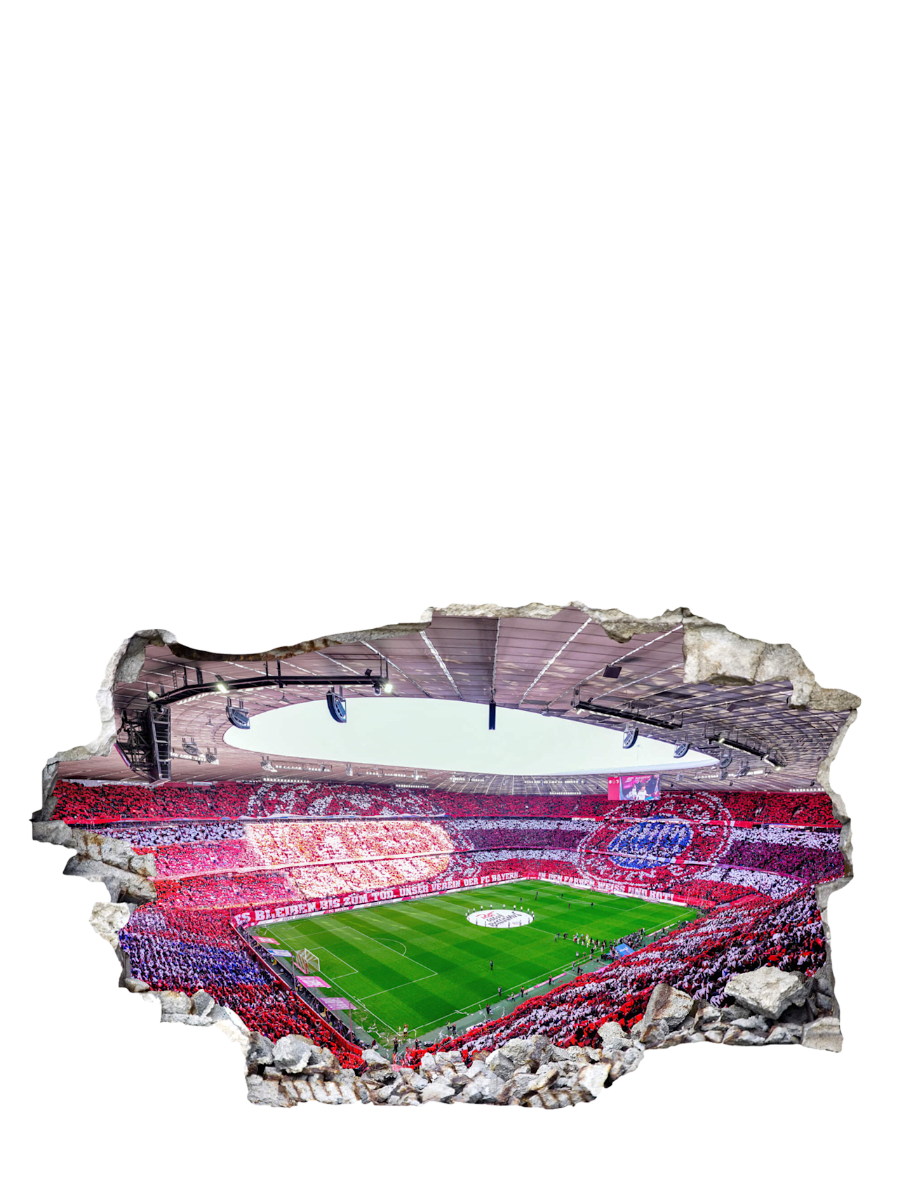 Wandtattoo 3D Arena detail 1