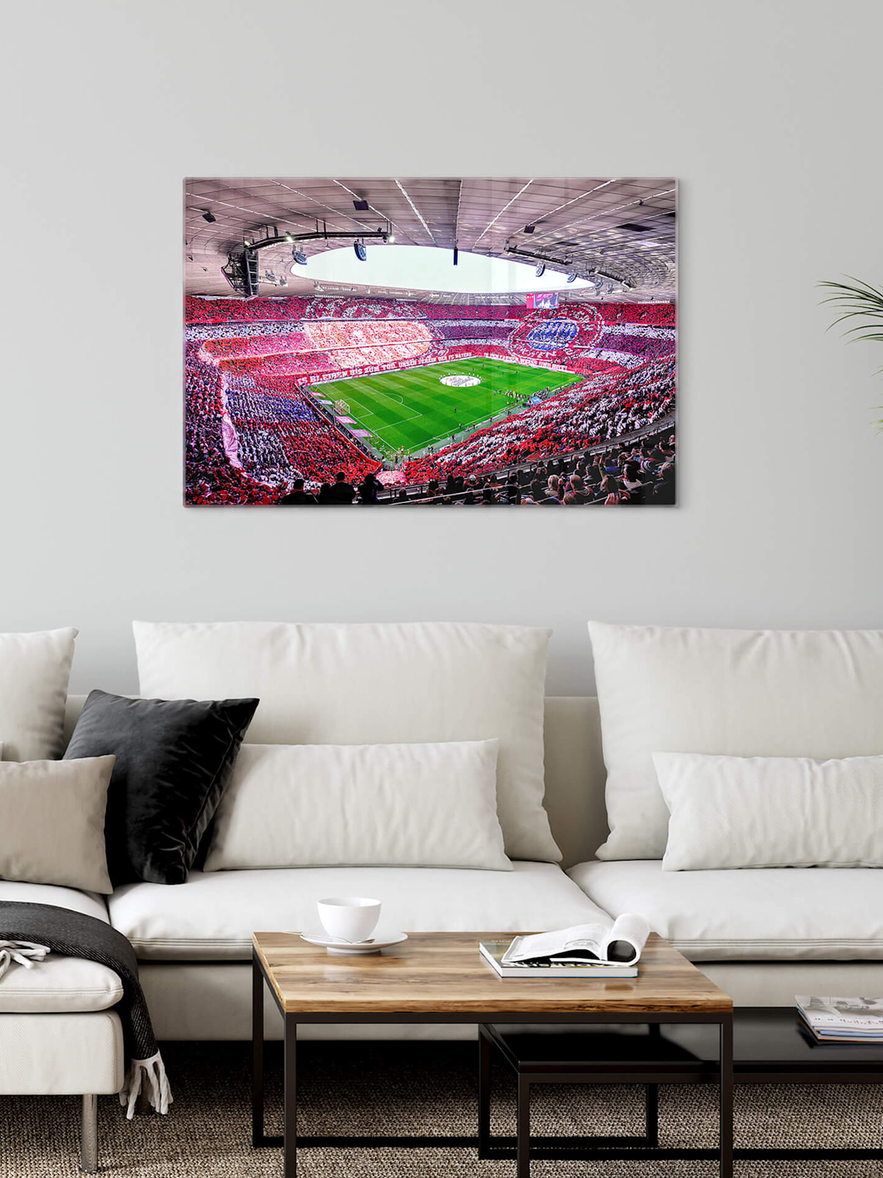 Glasbild Arena detail 2