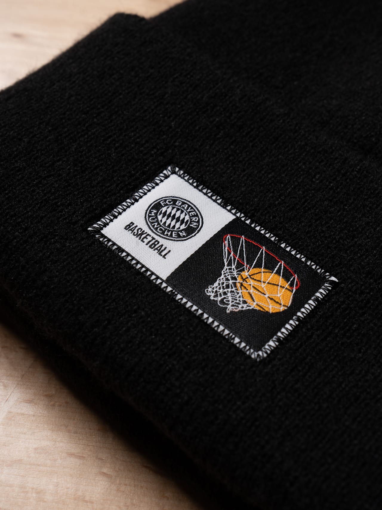Basketball beanie hoops detail 4