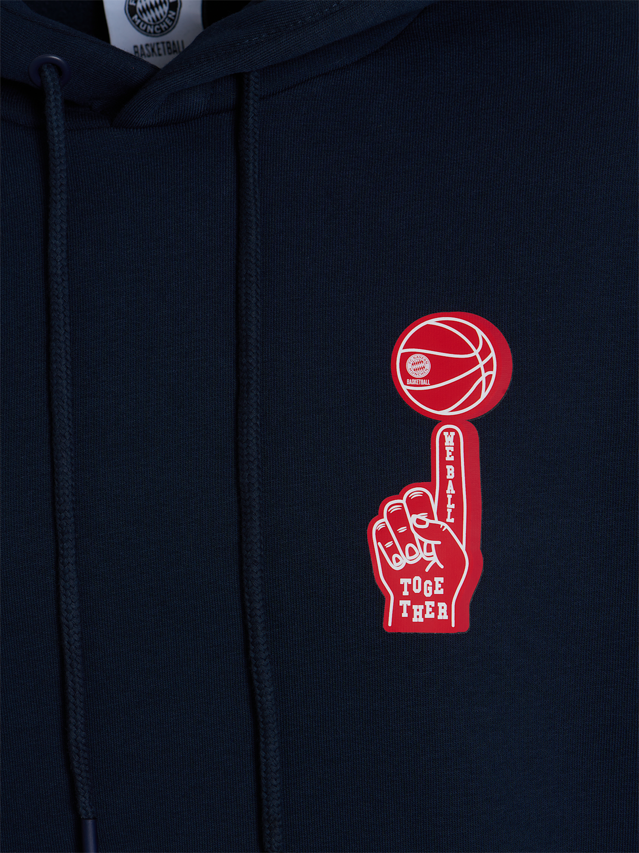 Basketball Hoodie Foam-Finger detail 3