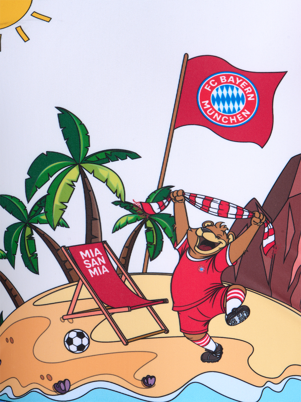 Badeshirt Berni am Strand detail 4