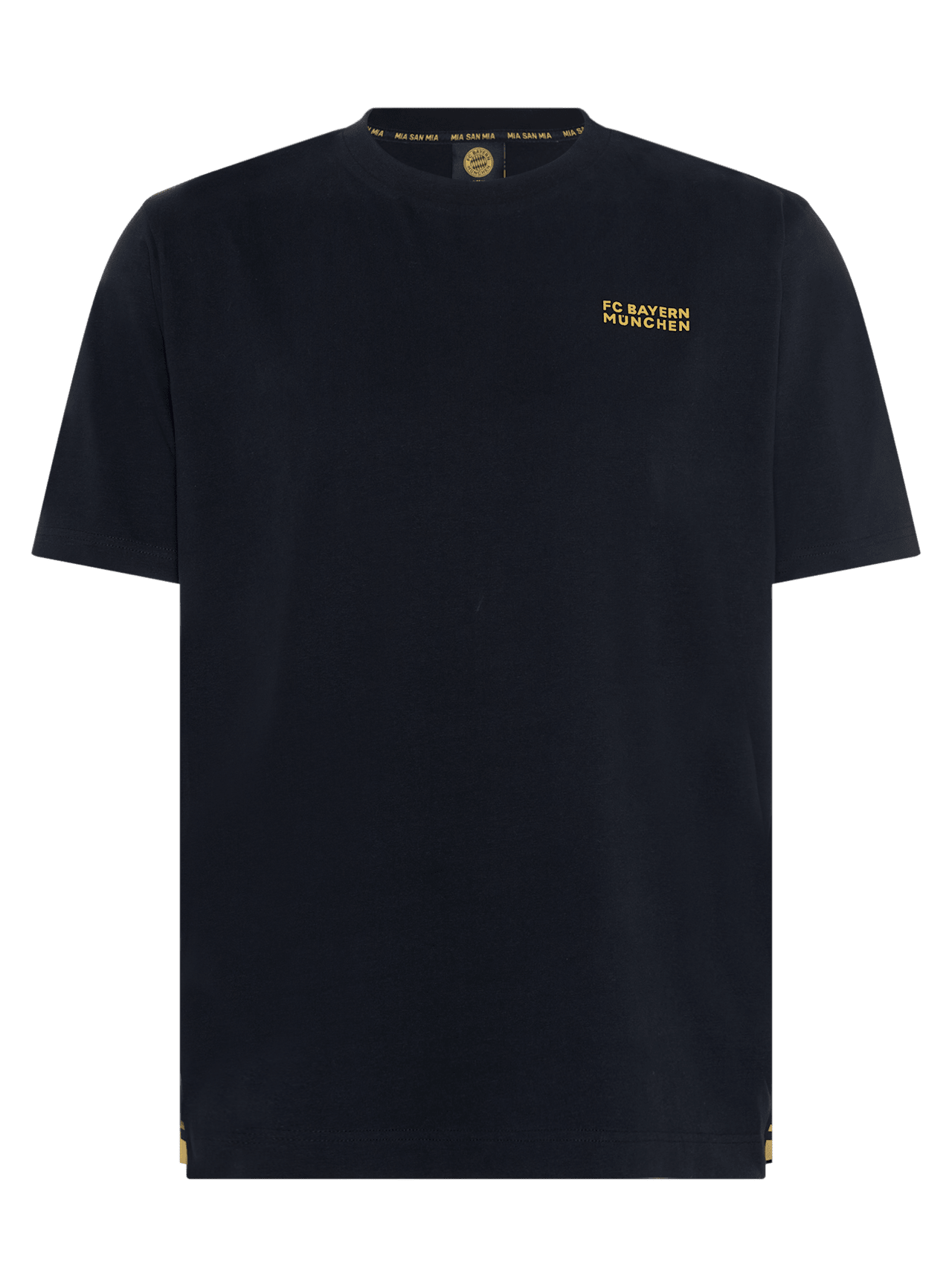 T-Shirt Black & Gold detail 1
