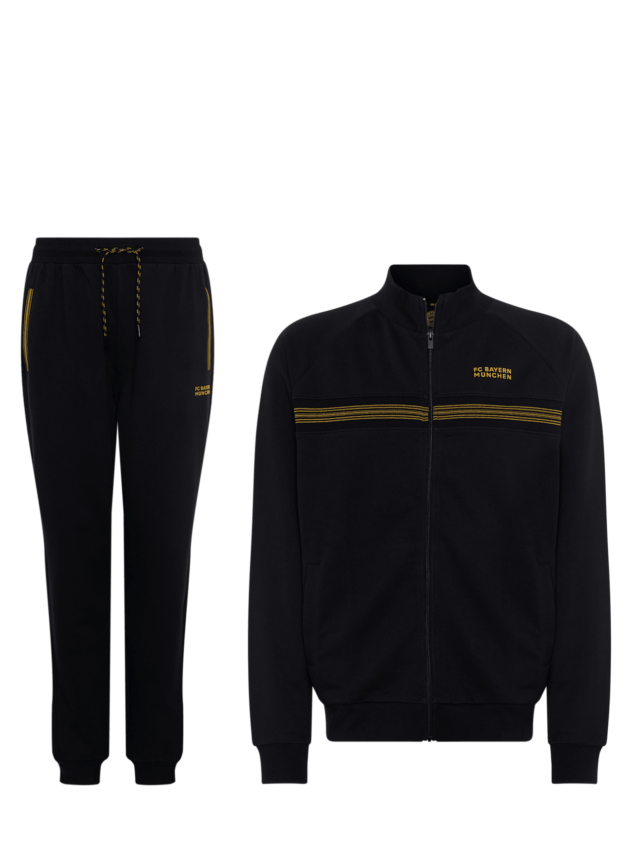 Trainingsanzug Black & Gold detail 8